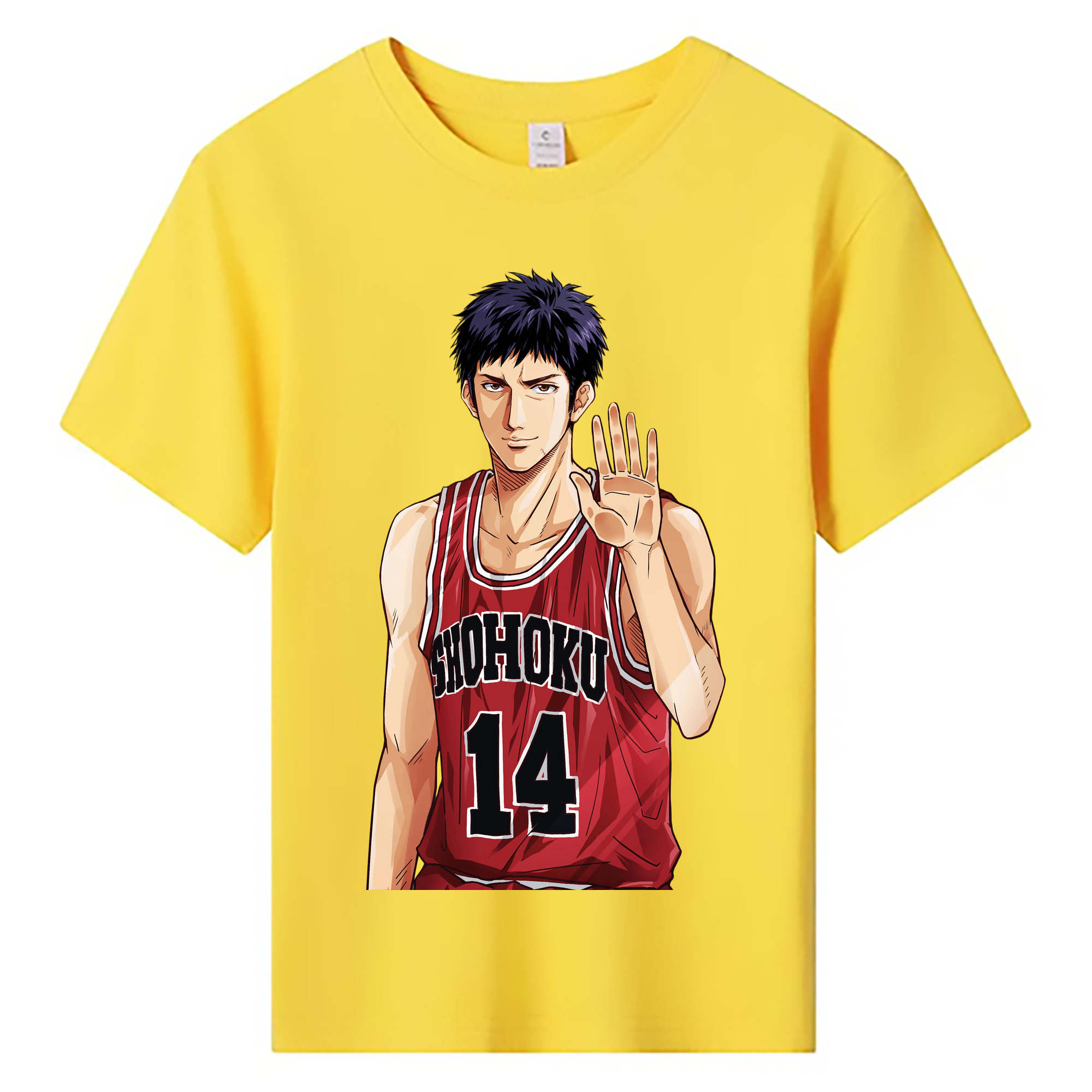 （画像用） SLAM DUNK／スラムダンク 綿100％キッズTシャツ（フロントプリント）