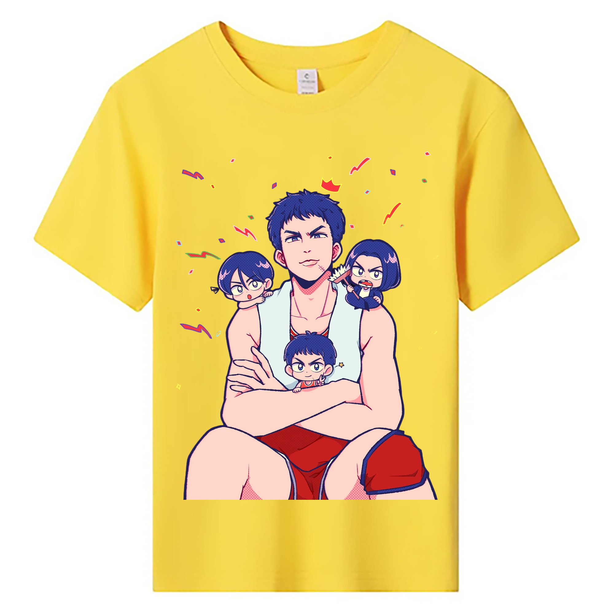 （画像用） SLAM DUNK／スラムダンク 綿100％キッズTシャツ（フロントプリント）