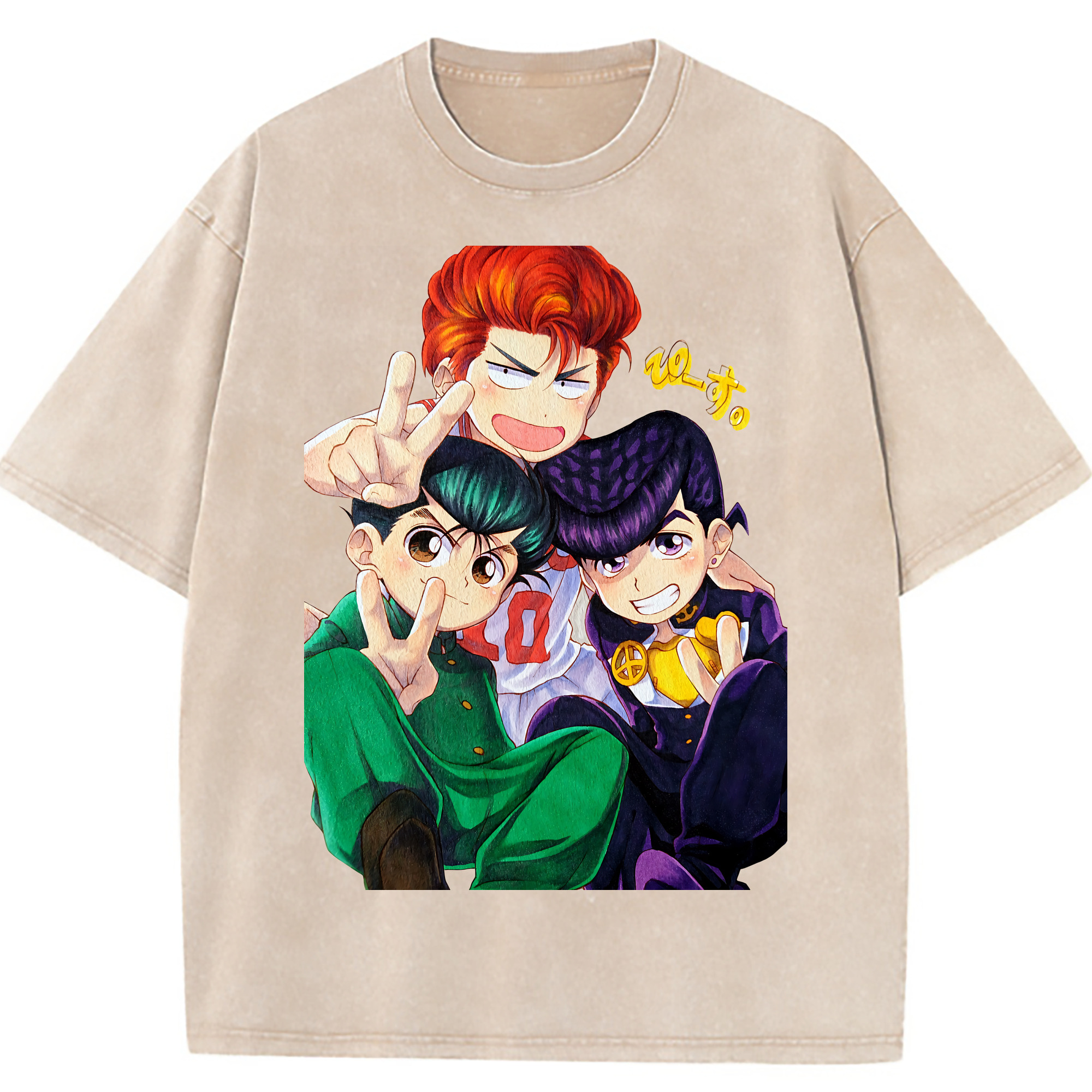 （画像用） SLAM DUNK／スラムダンク 綿100% ヴィンテージ風 半袖Tシャツ（フロントプリント）