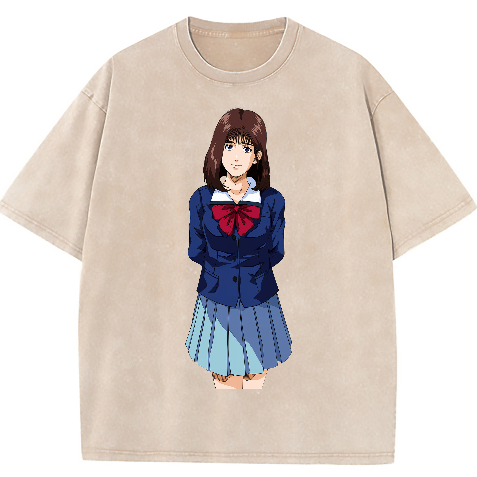 （画像用） SLAM DUNK／スラムダンク 綿100% ヴィンテージ風 半袖Tシャツ（フロントプリント）