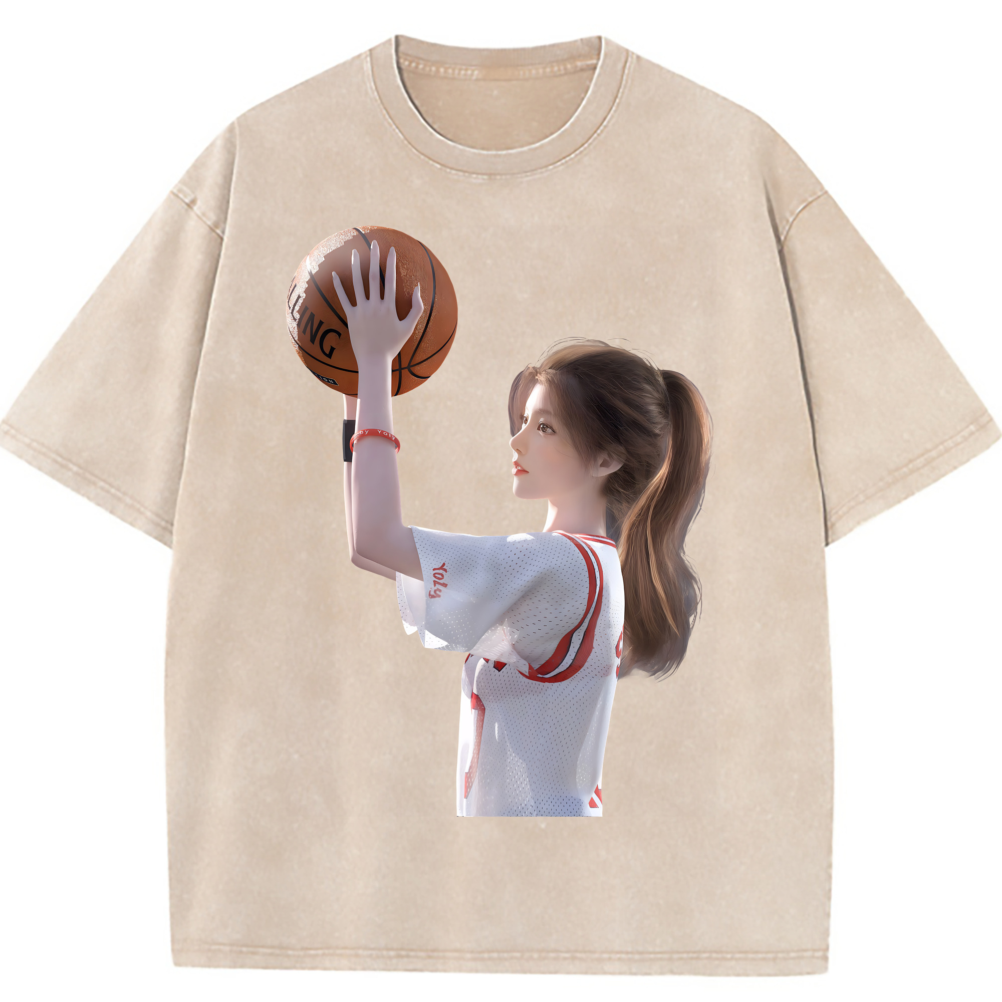 （画像用） SLAM DUNK／スラムダンク 綿100% ヴィンテージ風 半袖Tシャツ（フロントプリント）