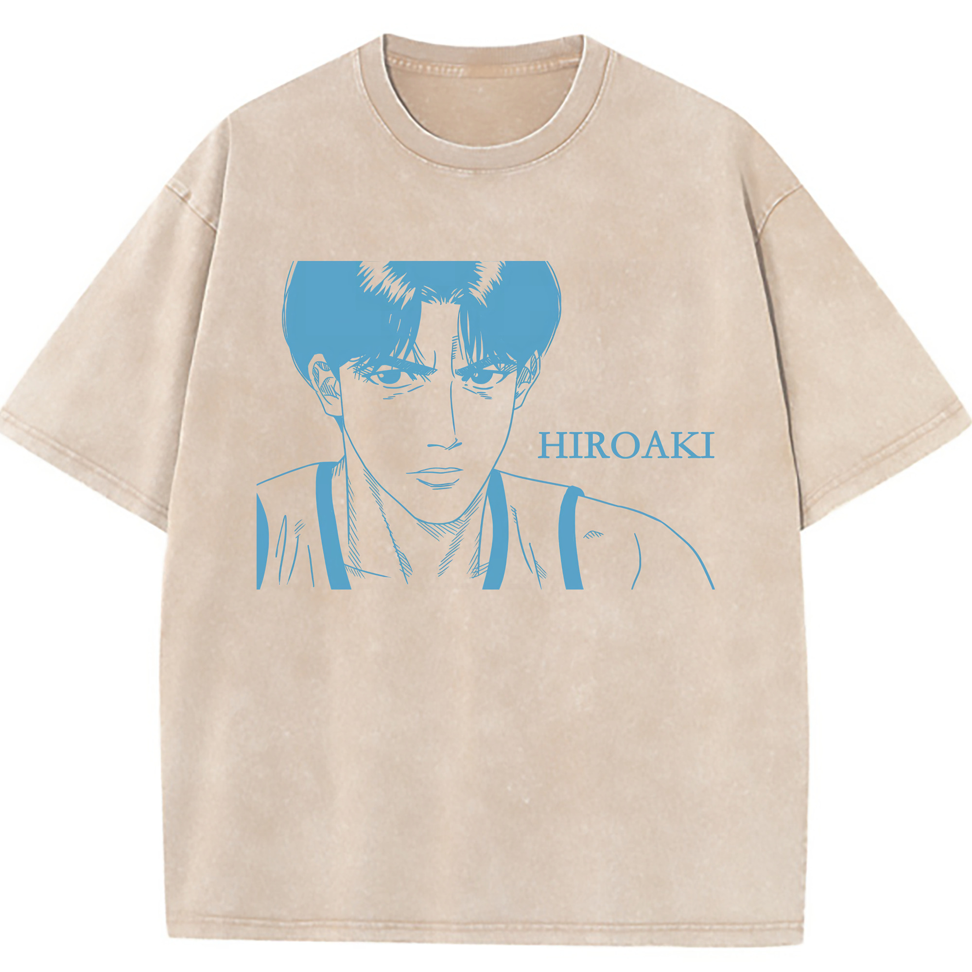 （画像用） SLAM DUNK／スラムダンク 綿100% ヴィンテージ風 半袖Tシャツ（フロントプリント）