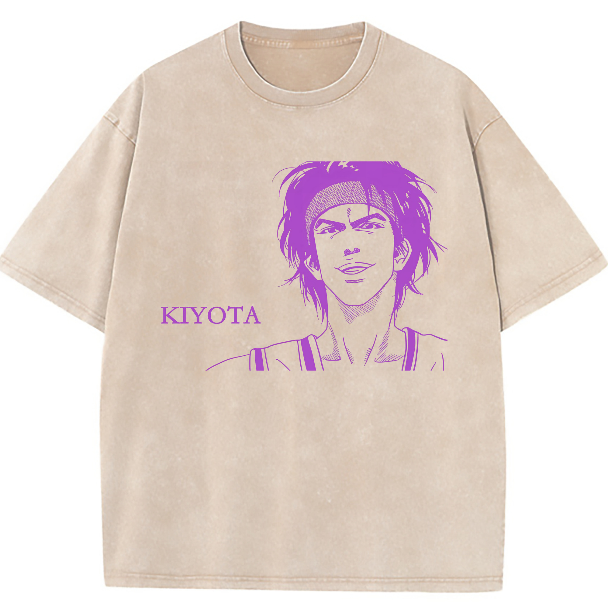 （画像用） SLAM DUNK／スラムダンク 綿100% ヴィンテージ風 半袖Tシャツ（フロントプリント）