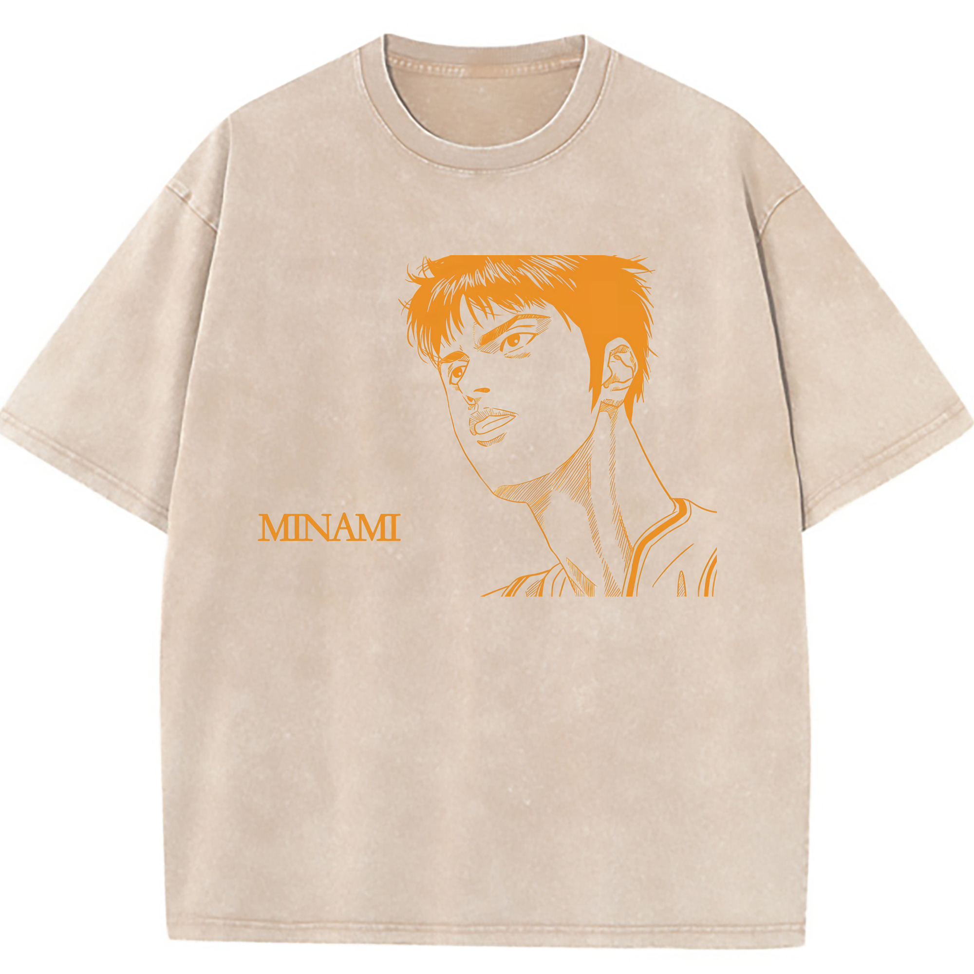 （画像用） SLAM DUNK／スラムダンク 綿100% ヴィンテージ風 半袖Tシャツ（フロントプリント）