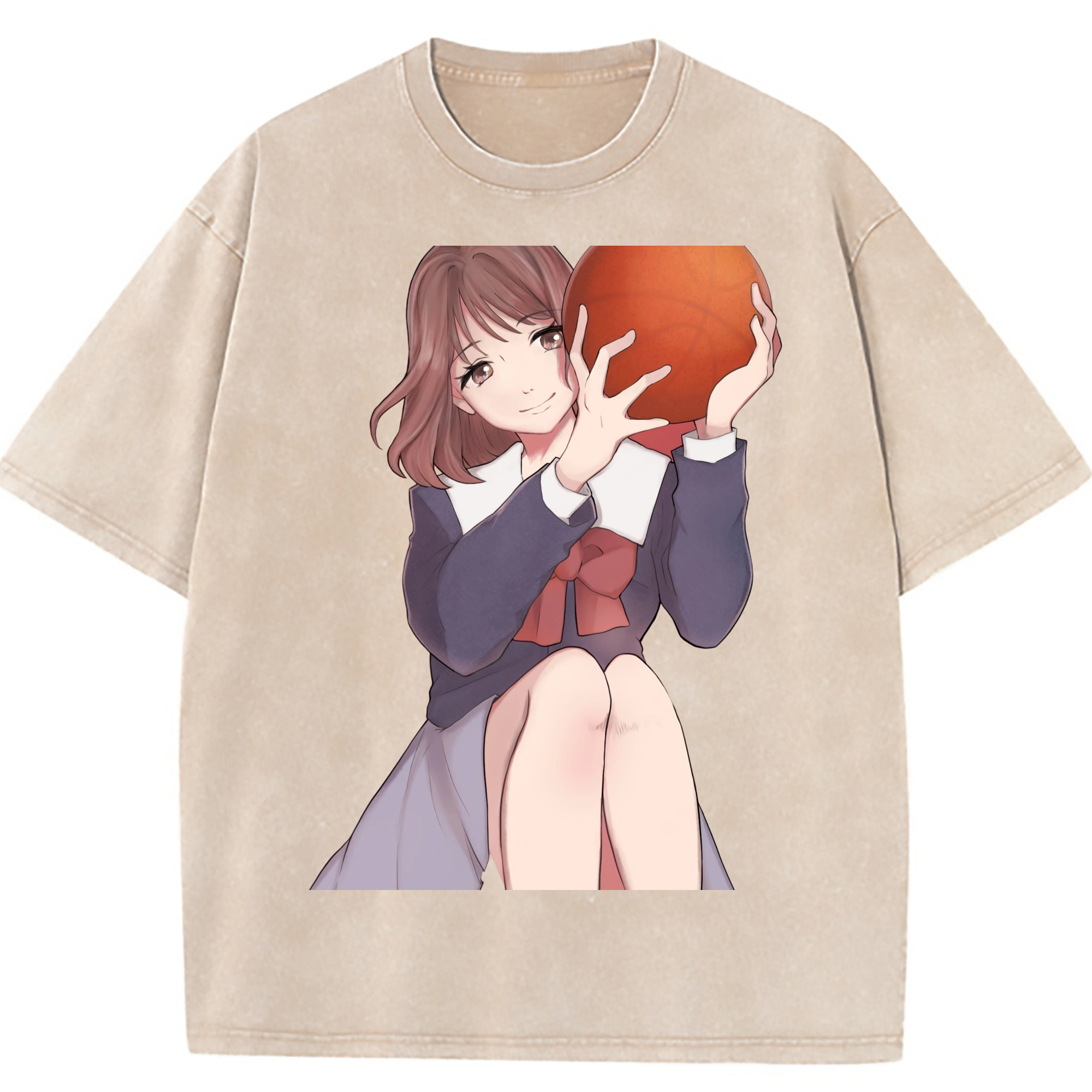 （画像用） SLAM DUNK／スラムダンク 綿100% ヴィンテージ風 半袖Tシャツ（フロントプリント）