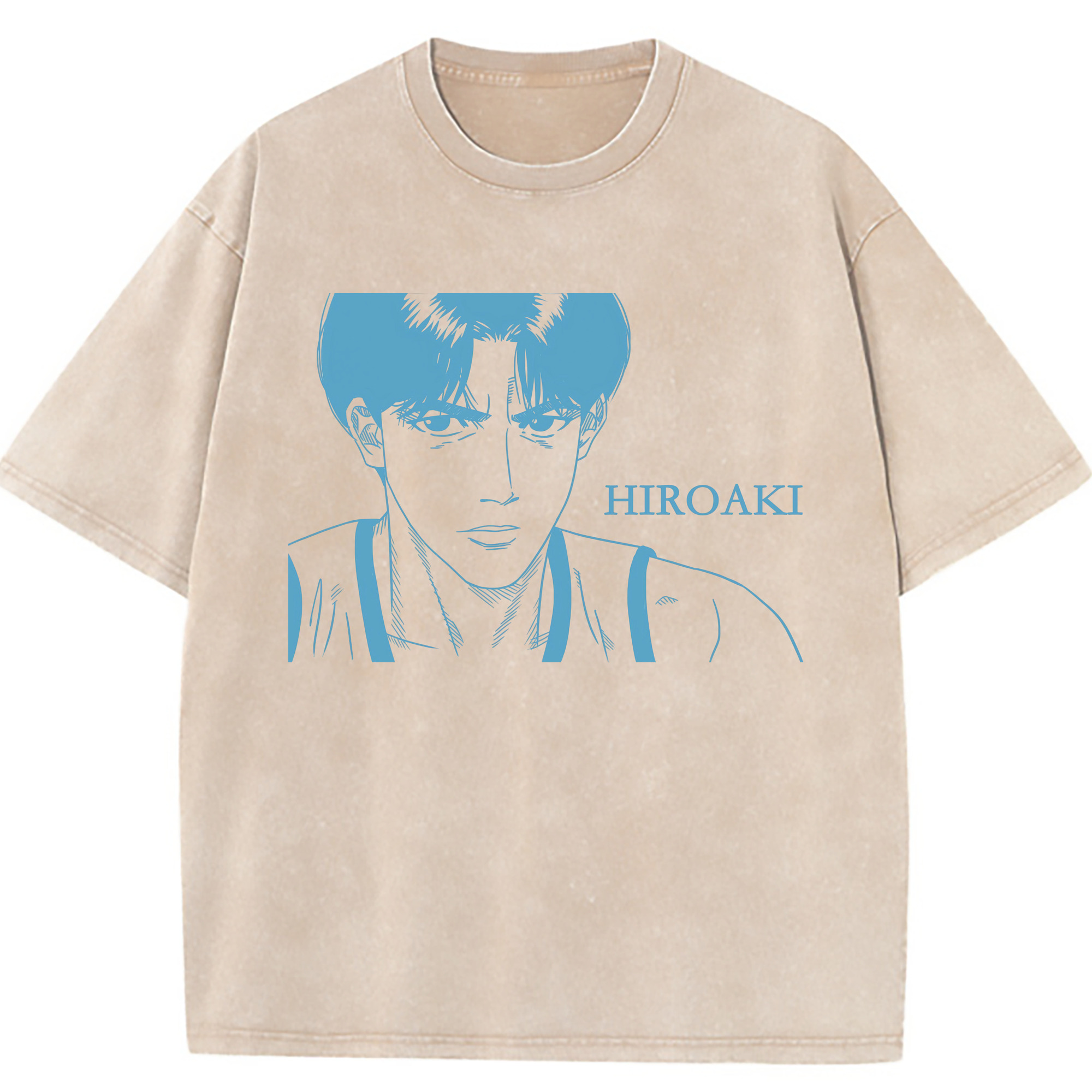 （画像用） SLAM DUNK／スラムダンク 綿100% ヴィンテージ風 半袖Tシャツ（フロントプリント）