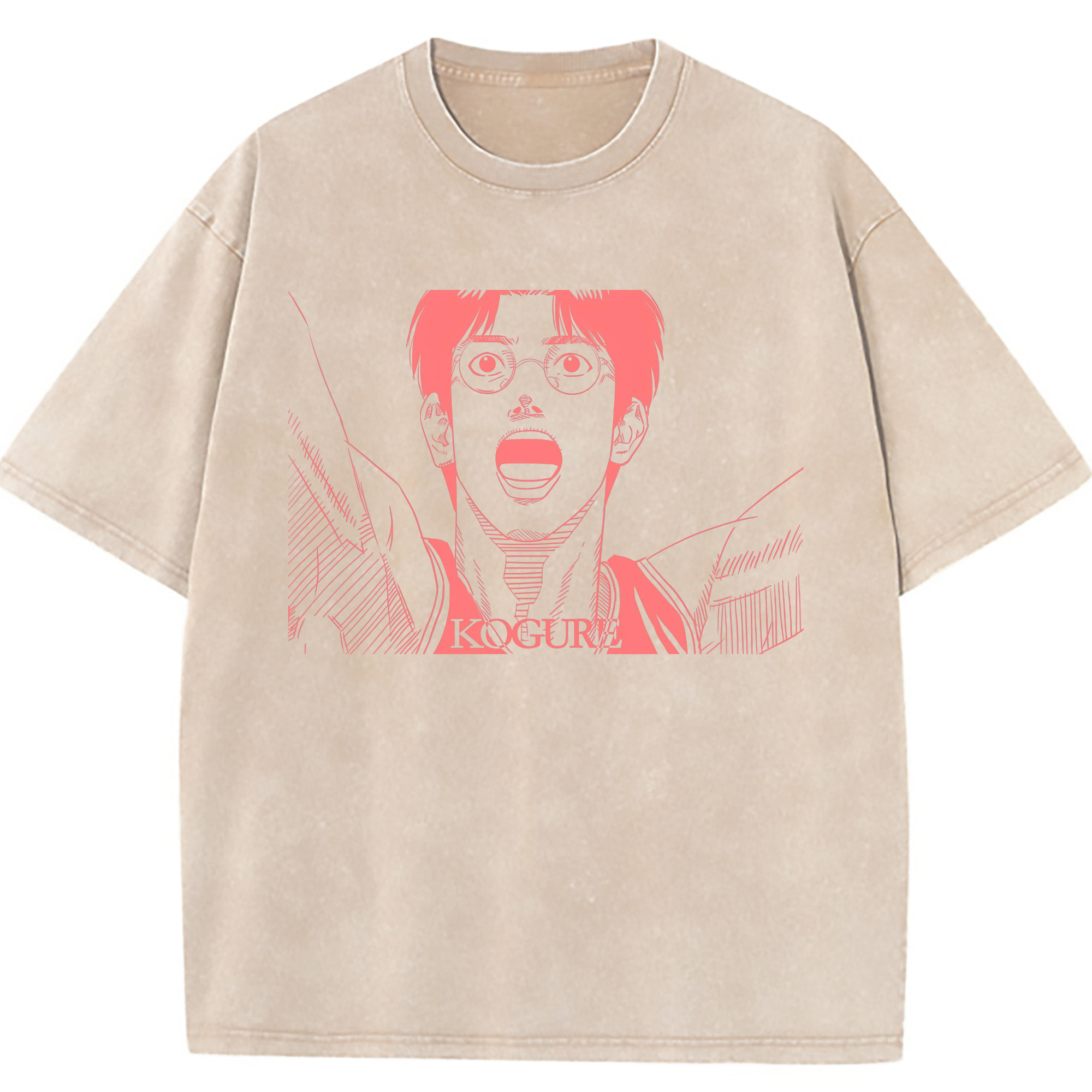 （画像用） SLAM DUNK／スラムダンク 綿100% ヴィンテージ風 半袖Tシャツ（フロントプリント）