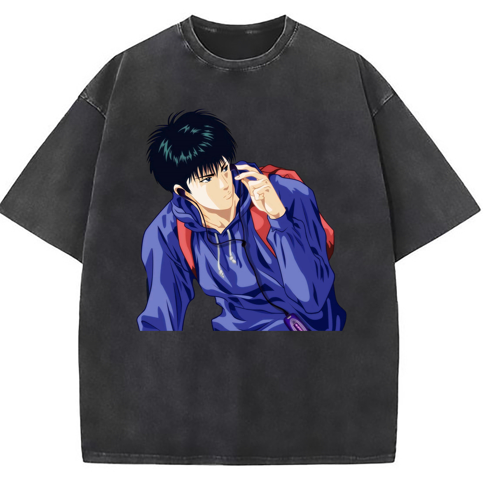 （画像用） SLAM DUNK／スラムダンク 綿100% ヴィンテージ風 半袖Tシャツ（フロントプリント）