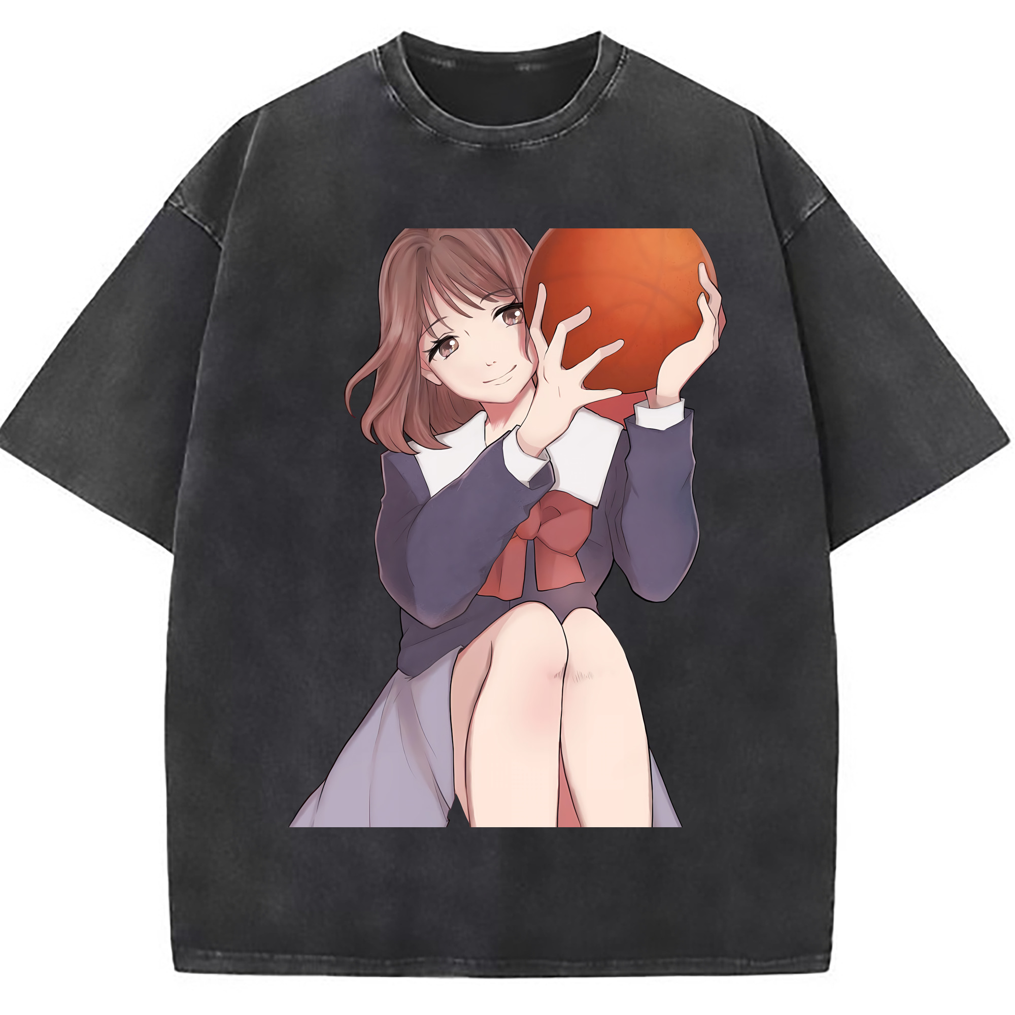 （画像用） SLAM DUNK／スラムダンク 綿100% ヴィンテージ風 半袖Tシャツ（フロントプリント）