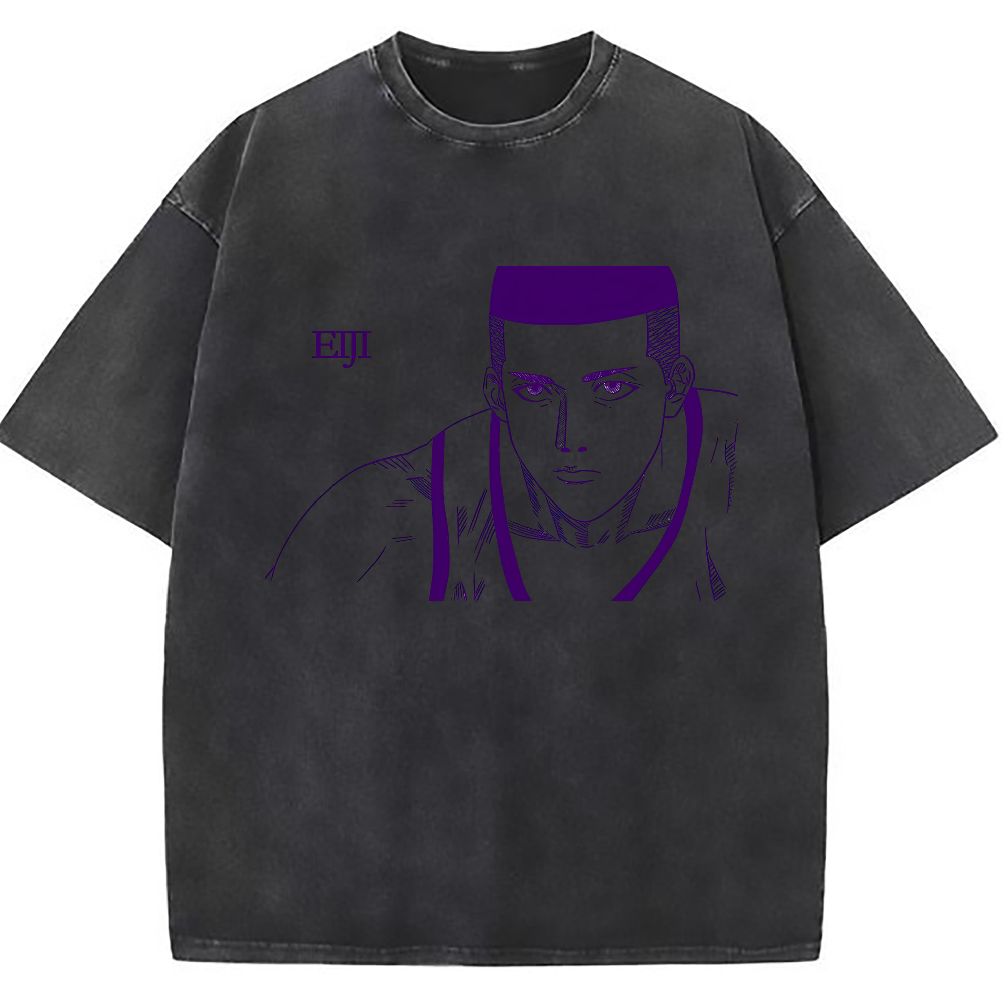 （画像用） SLAM DUNK／スラムダンク 綿100% ヴィンテージ風 半袖Tシャツ（フロントプリント）