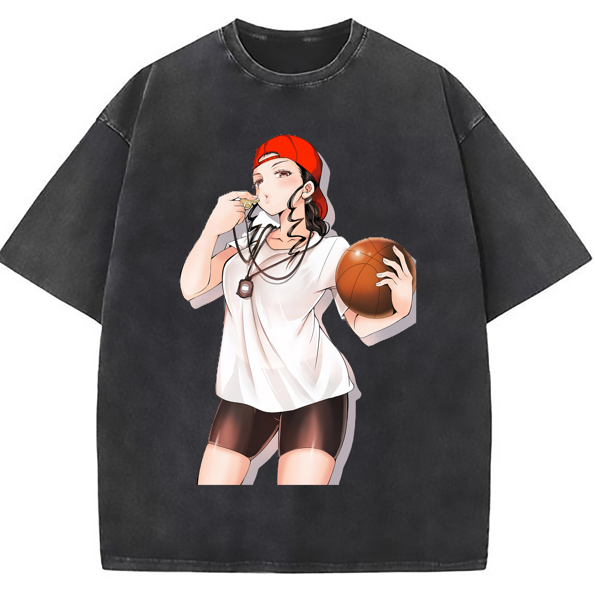 （画像用） SLAM DUNK／スラムダンク 綿100% ヴィンテージ風 半袖Tシャツ（フロントプリント）