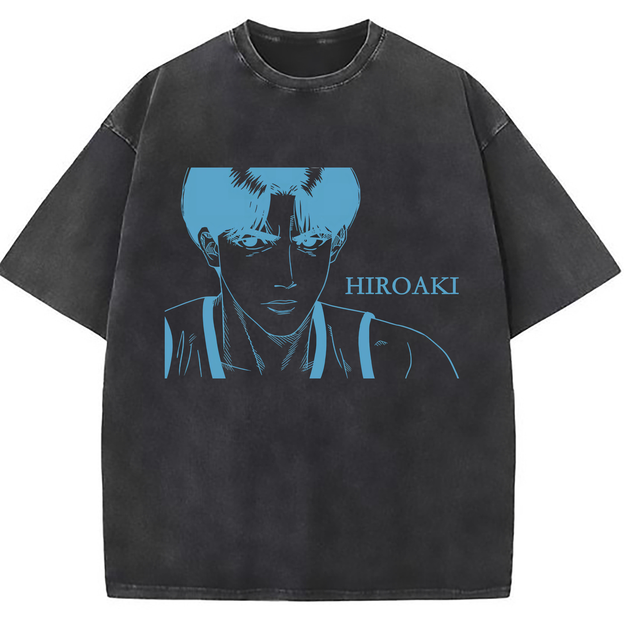 （画像用） SLAM DUNK／スラムダンク 綿100% ヴィンテージ風 半袖Tシャツ（フロントプリント）