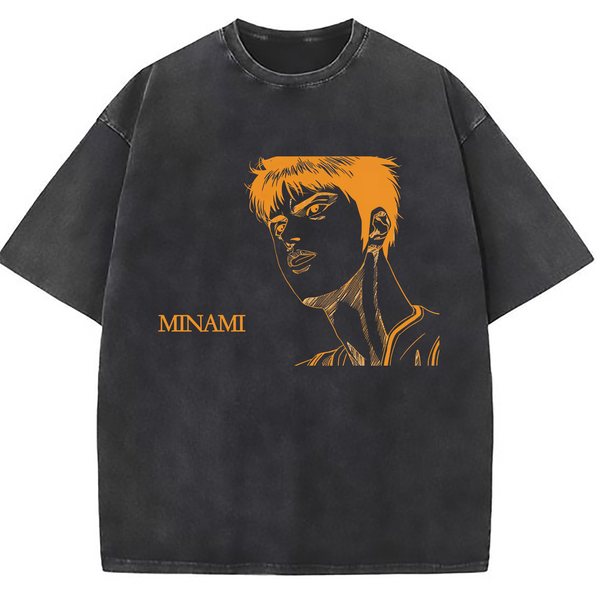 （画像用） SLAM DUNK／スラムダンク 綿100% ヴィンテージ風 半袖Tシャツ（フロントプリント）