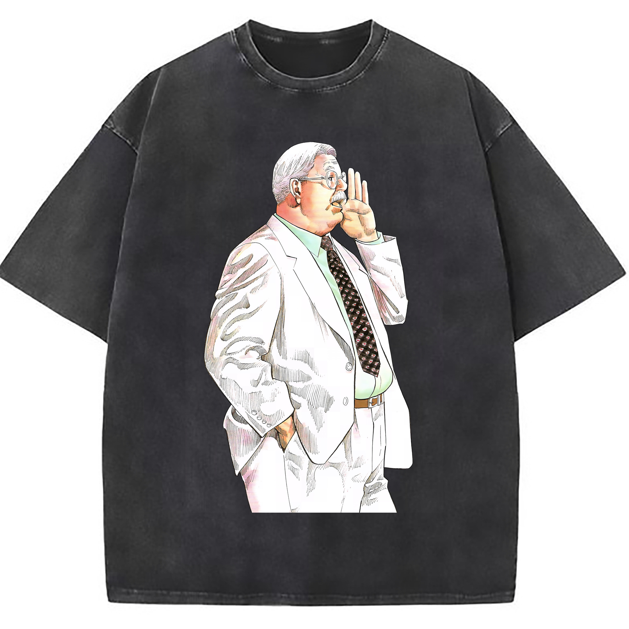 （画像用） SLAM DUNK／スラムダンク 綿100% ヴィンテージ風 半袖Tシャツ（フロントプリント）