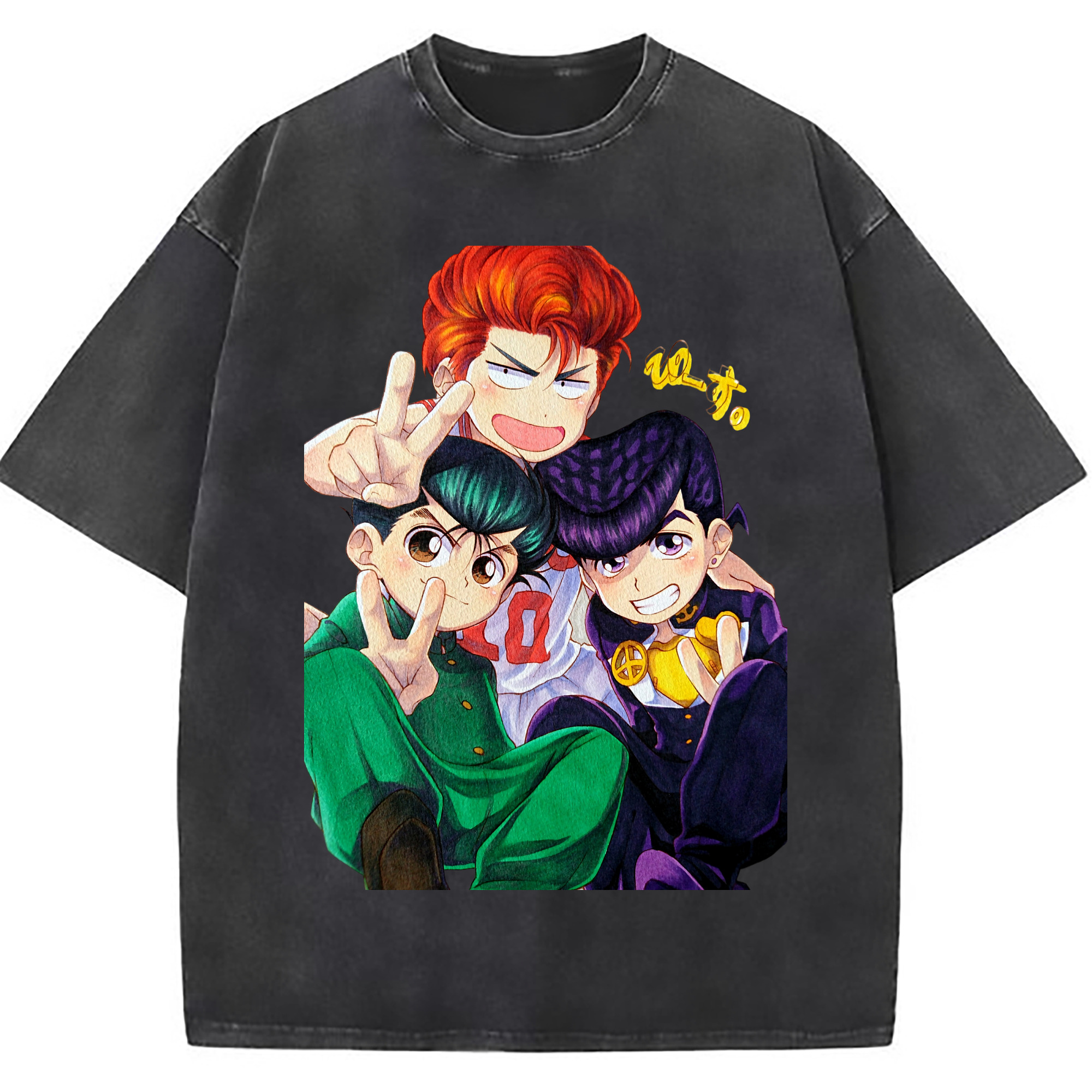 （画像用） SLAM DUNK／スラムダンク 綿100% ヴィンテージ風 半袖Tシャツ（フロントプリント）