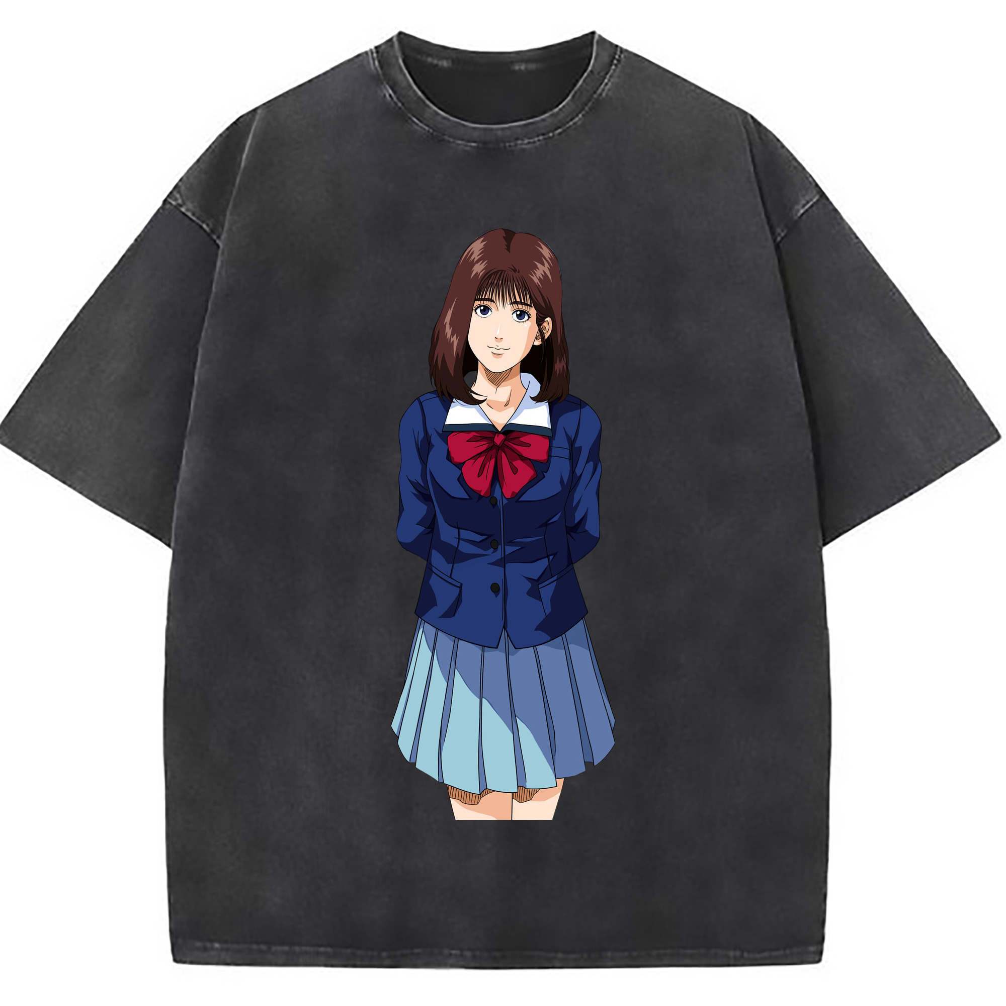 （画像用） SLAM DUNK／スラムダンク 綿100% ヴィンテージ風 半袖Tシャツ（フロントプリント）