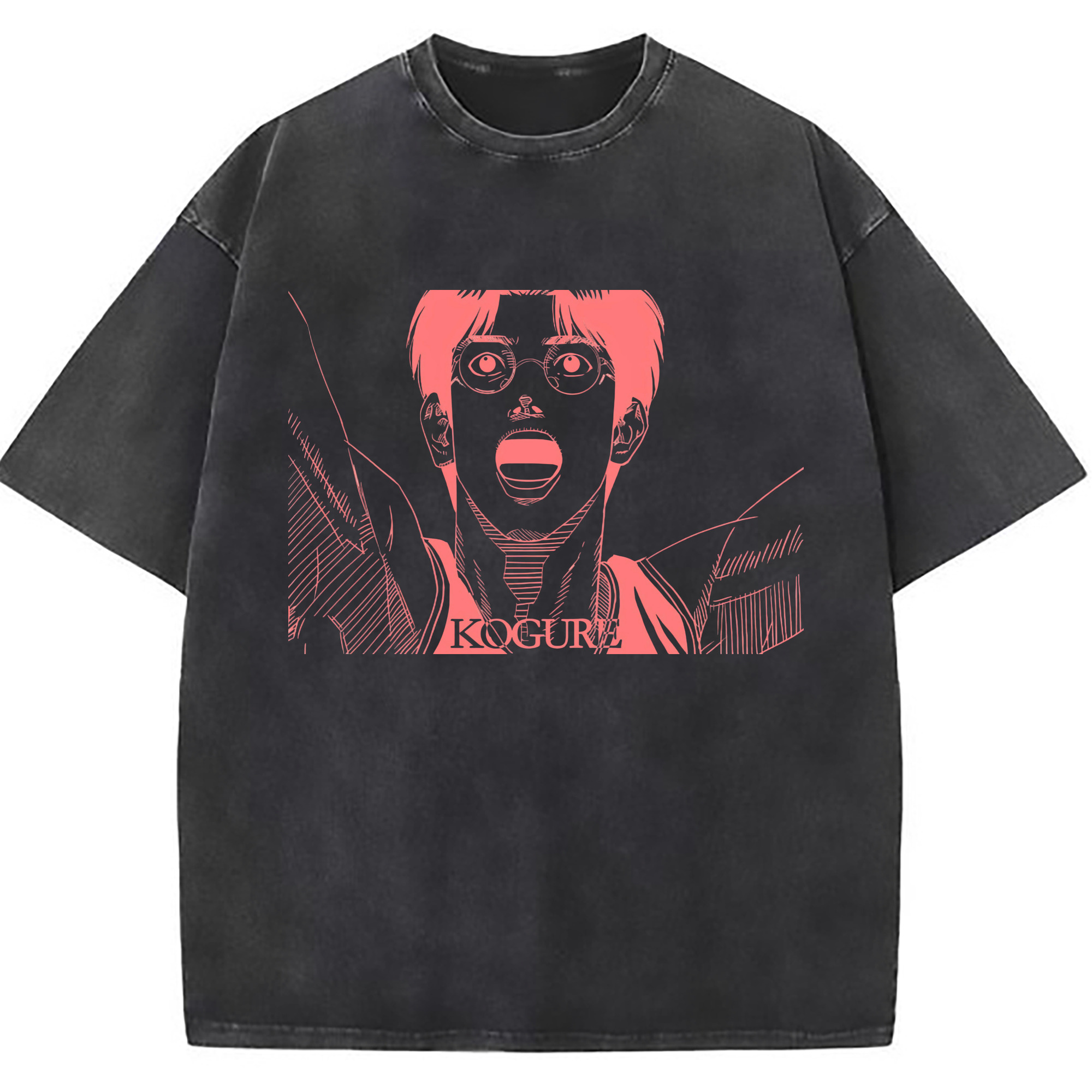 （画像用） SLAM DUNK／スラムダンク 綿100% ヴィンテージ風 半袖Tシャツ（フロントプリント）
