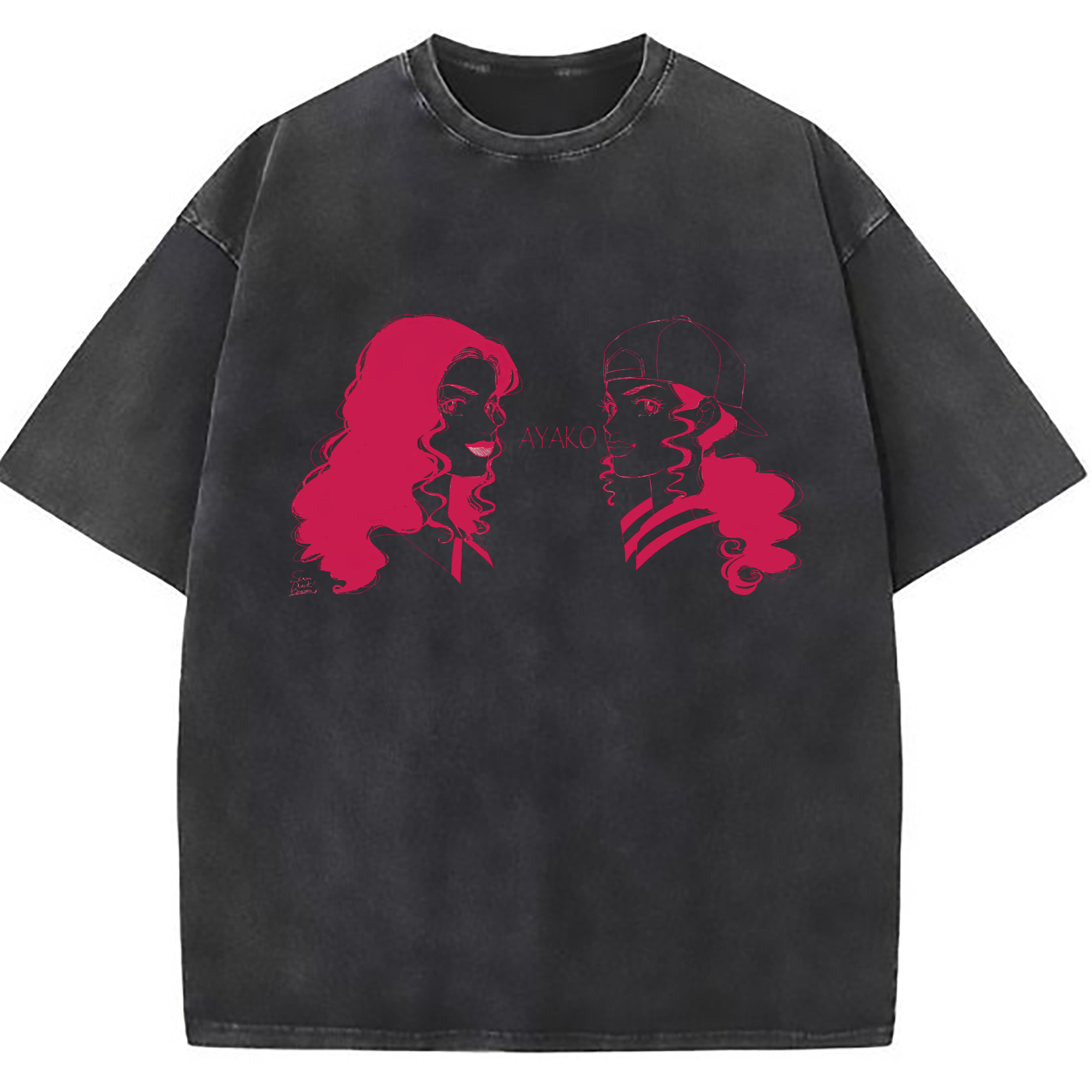 （画像用） SLAM DUNK／スラムダンク 綿100% ヴィンテージ風 半袖Tシャツ（フロントプリント）