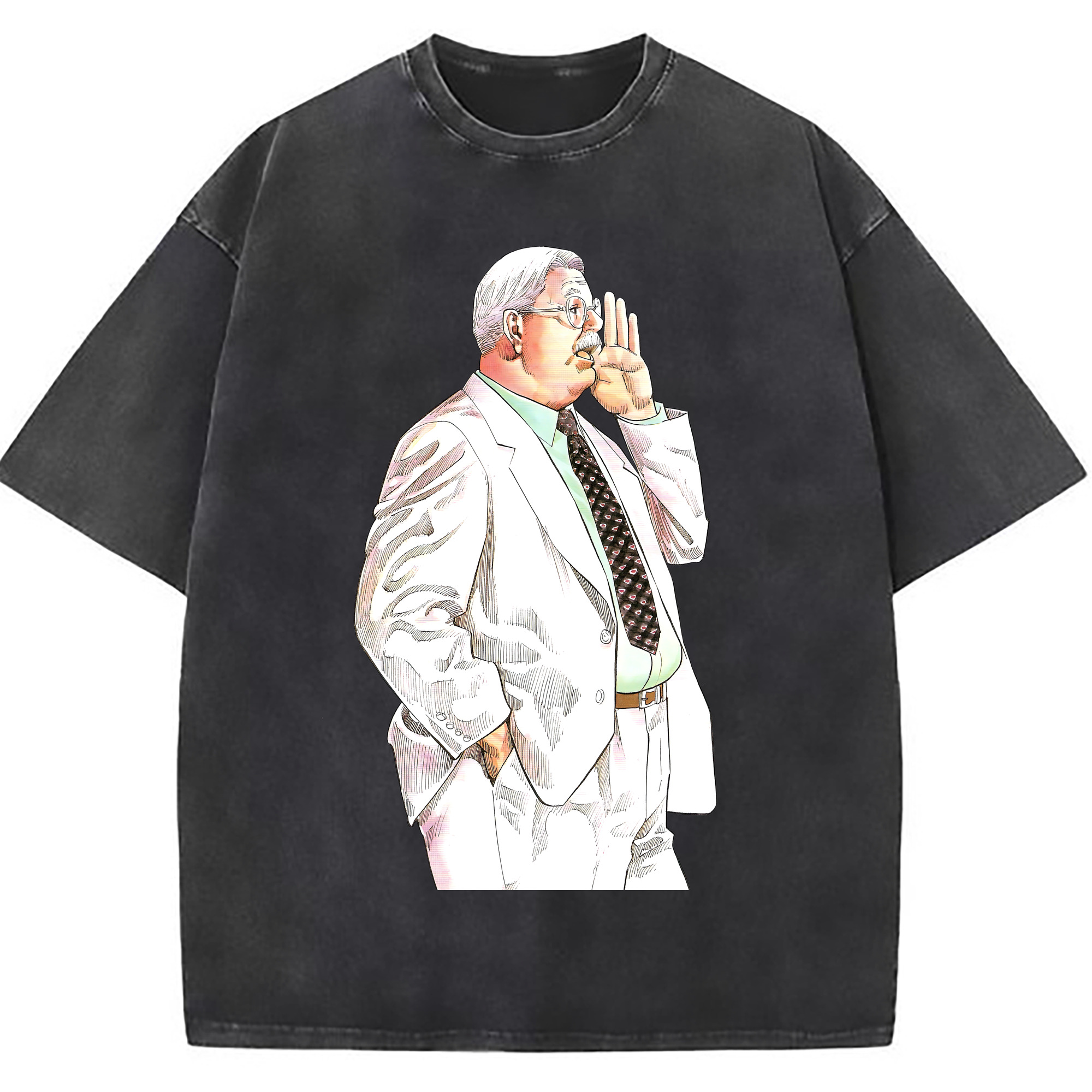 （画像用） SLAM DUNK／スラムダンク 綿100% ヴィンテージ風 半袖Tシャツ（フロントプリント）