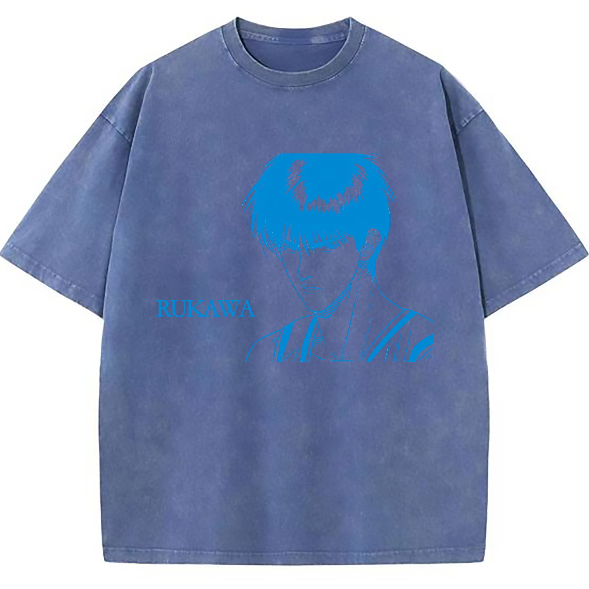 （画像用） SLAM DUNK／スラムダンク 綿100% ヴィンテージ風 半袖Tシャツ（フロントプリント）