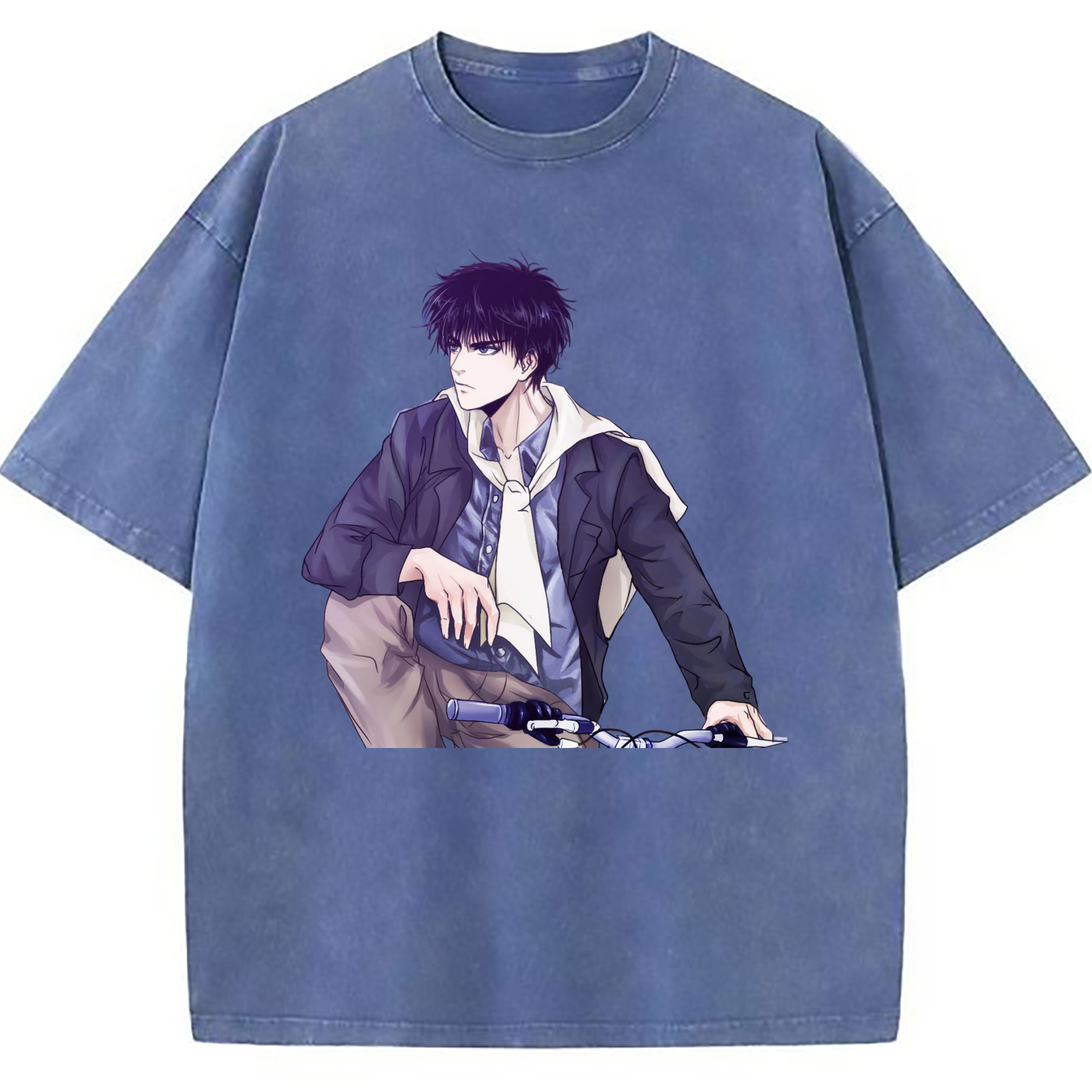 （画像用） SLAM DUNK／スラムダンク 綿100% ヴィンテージ風 半袖Tシャツ（フロントプリント）
