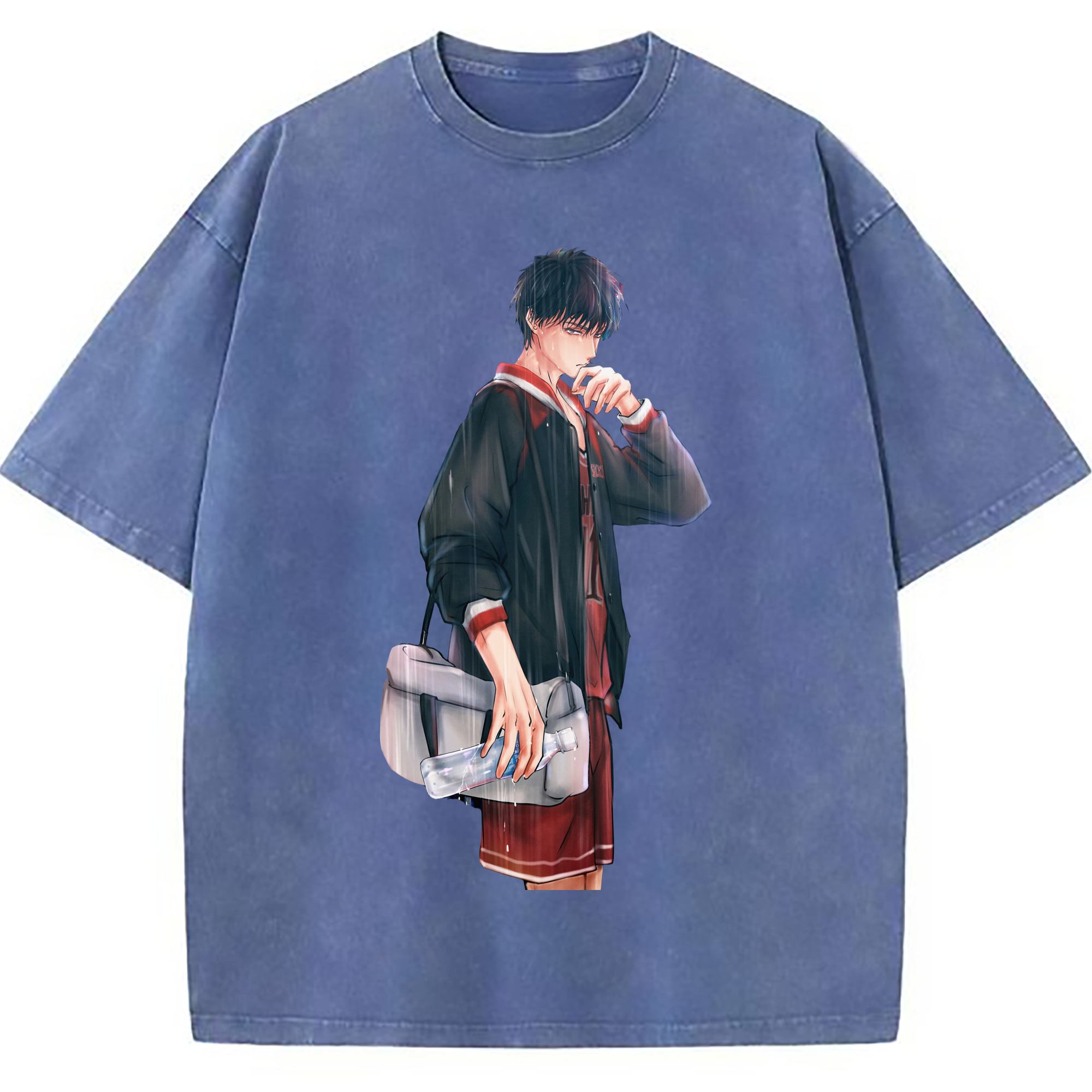 （画像用） SLAM DUNK／スラムダンク 綿100% ヴィンテージ風 半袖Tシャツ（フロントプリント）