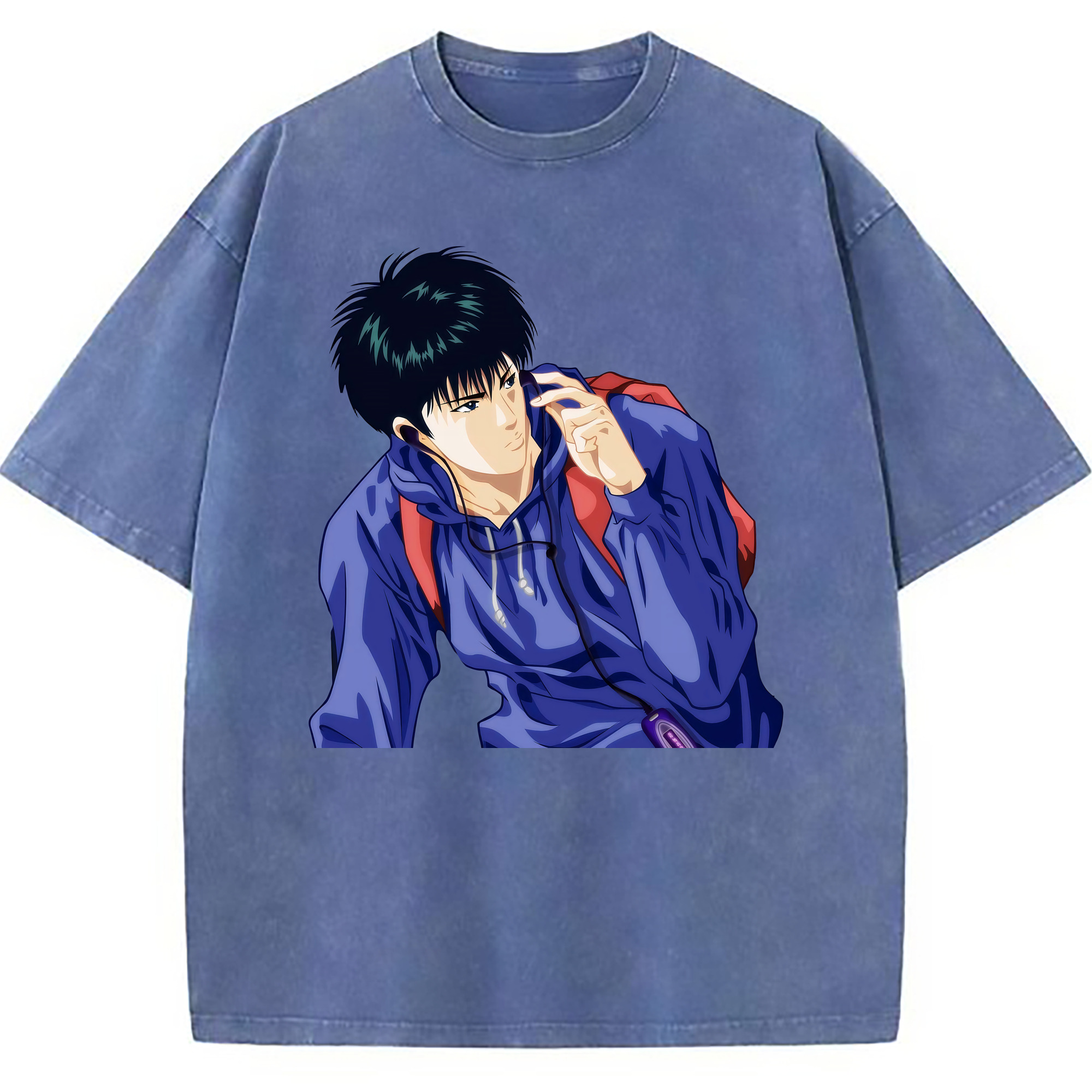 （画像用） SLAM DUNK／スラムダンク 綿100% ヴィンテージ風 半袖Tシャツ（フロントプリント）