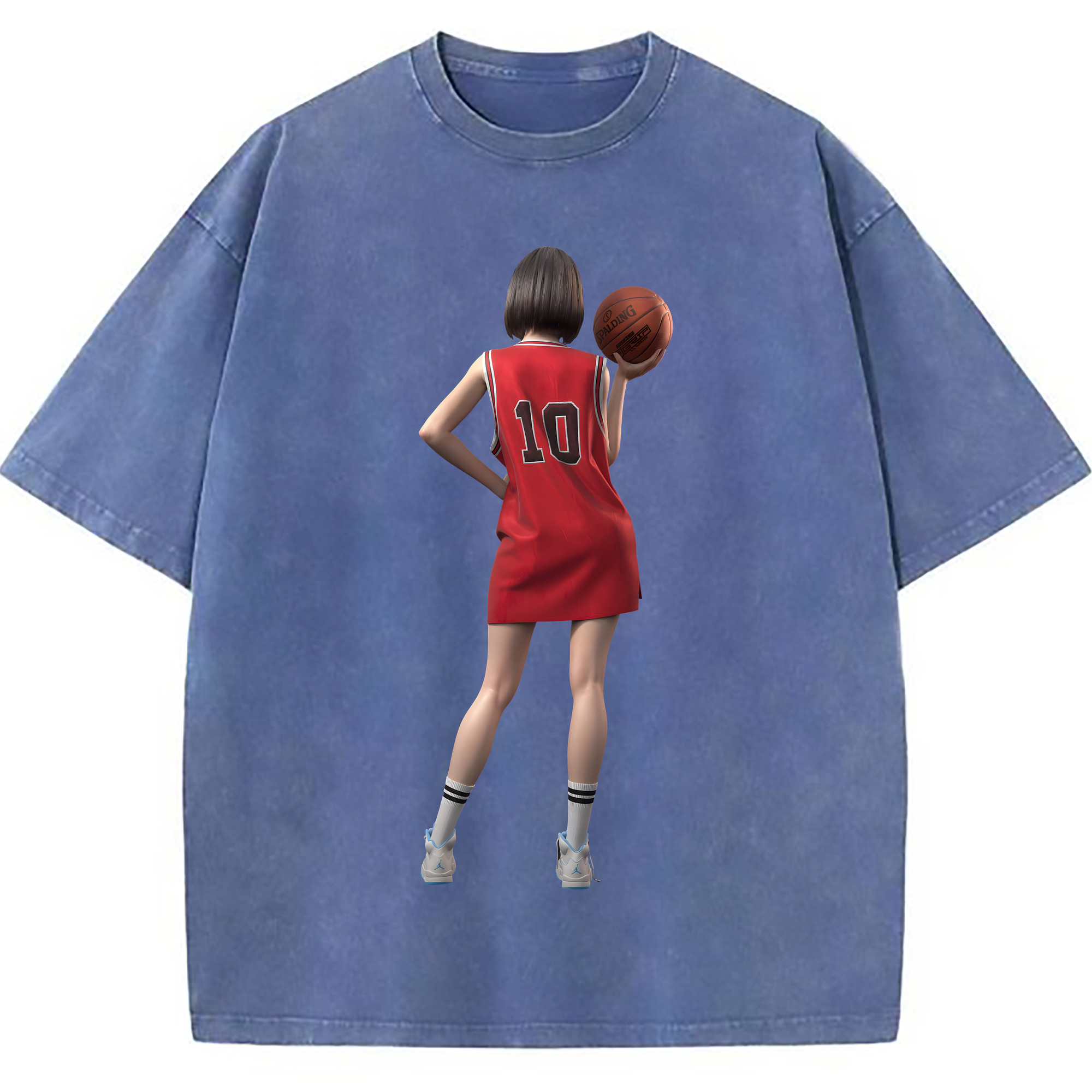 （画像用） SLAM DUNK／スラムダンク 綿100% ヴィンテージ風 半袖Tシャツ（フロントプリント）