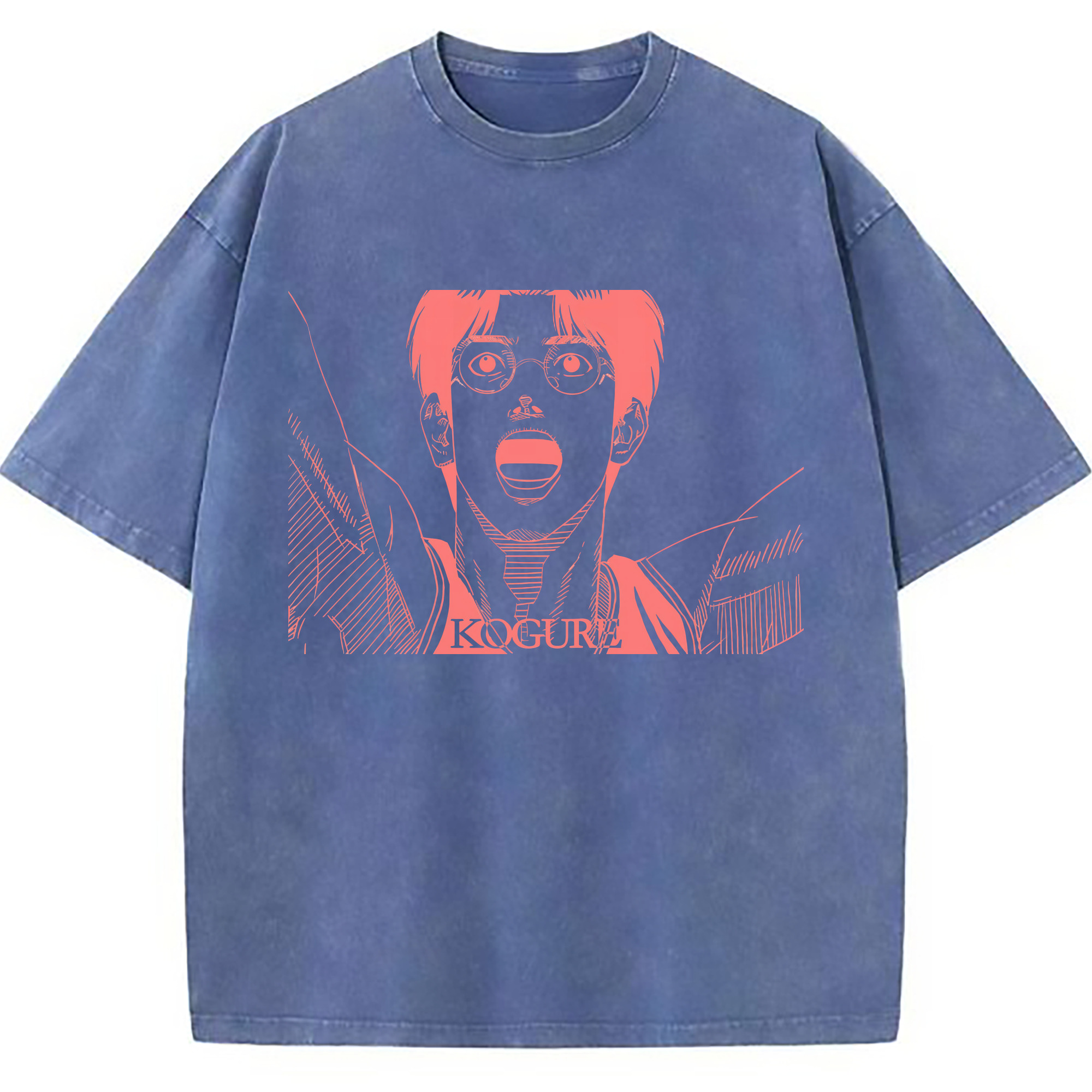 （画像用） SLAM DUNK／スラムダンク 綿100% ヴィンテージ風 半袖Tシャツ（フロントプリント）