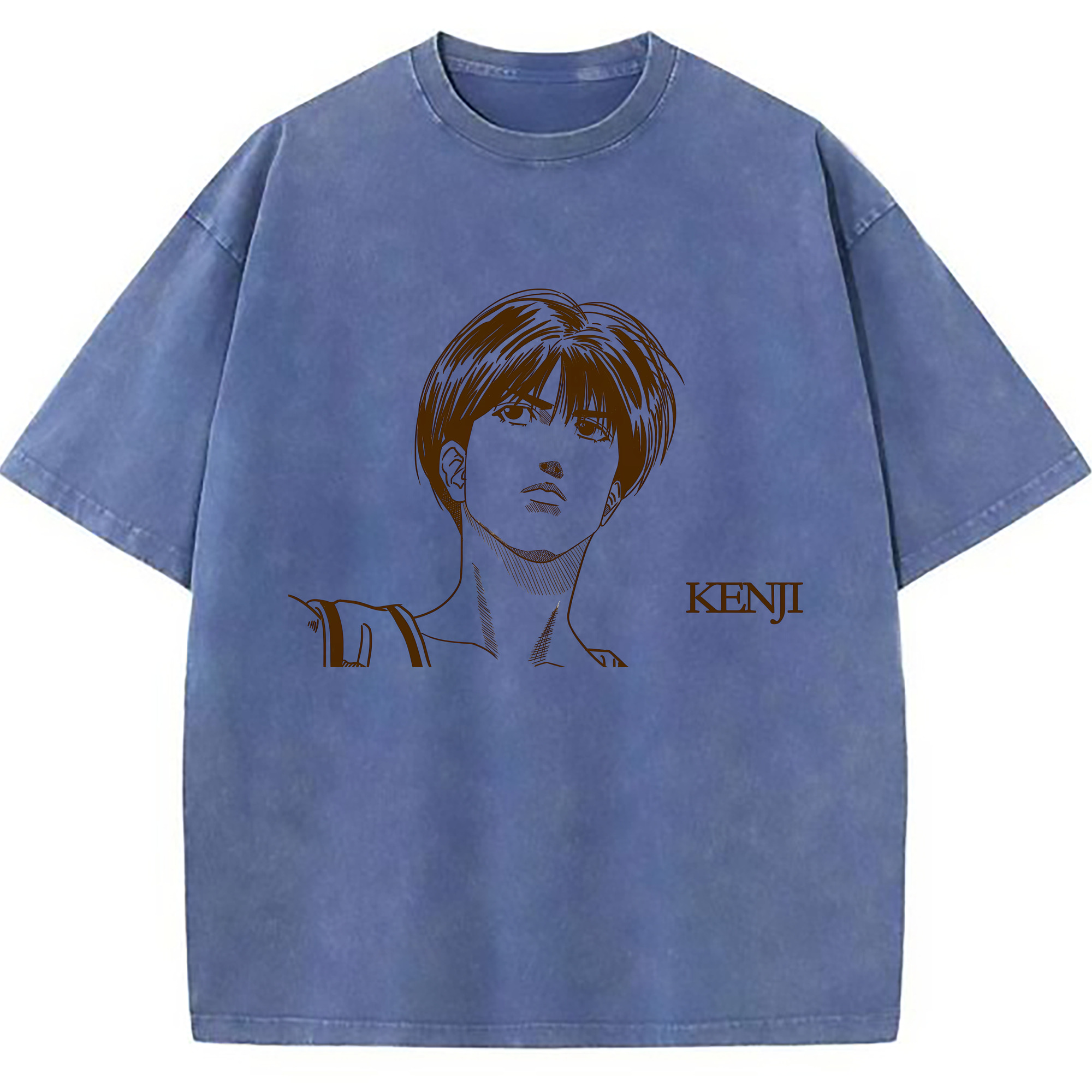 （画像用） SLAM DUNK／スラムダンク 綿100% ヴィンテージ風 半袖Tシャツ（フロントプリント）