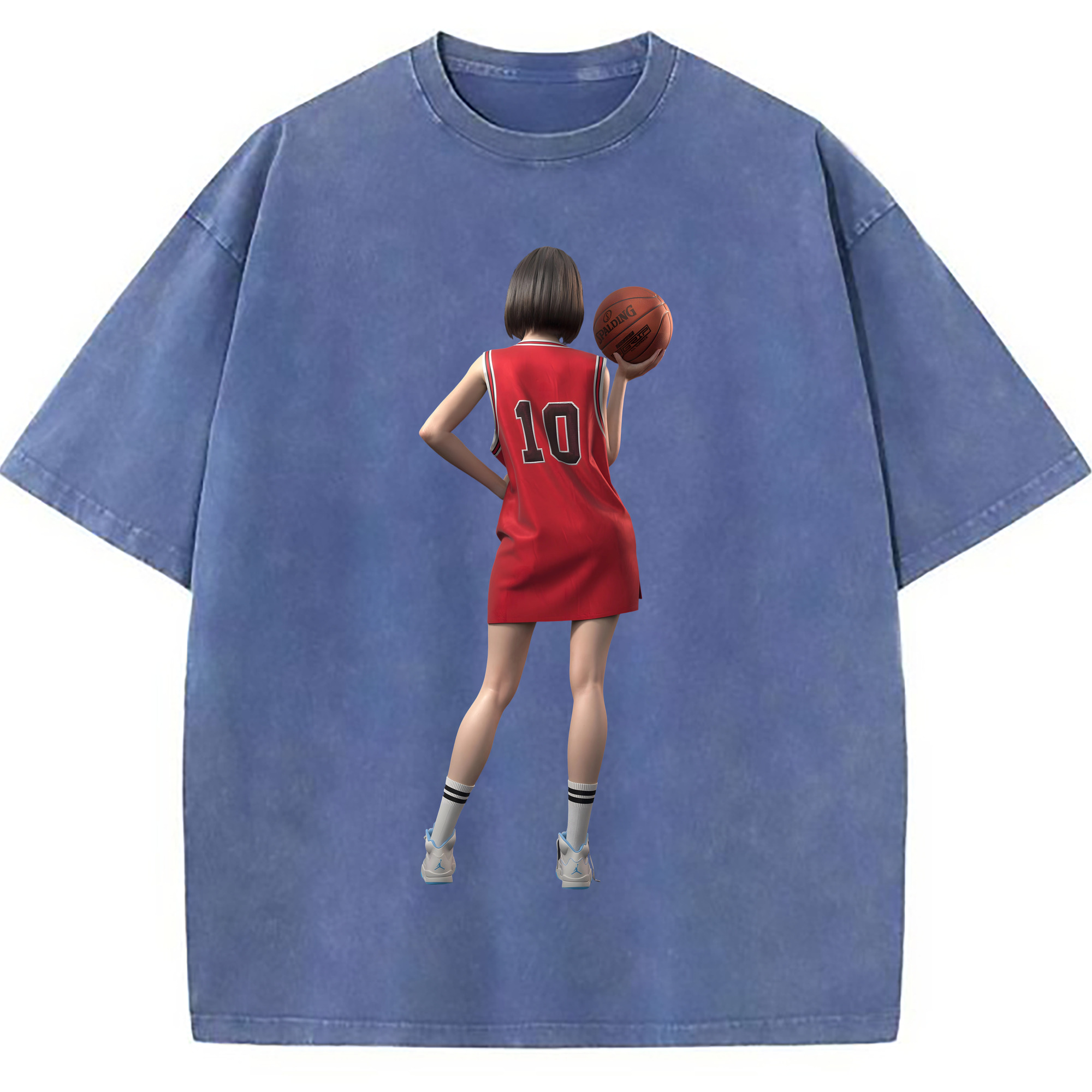 （画像用） SLAM DUNK／スラムダンク 綿100% ヴィンテージ風 半袖Tシャツ（フロントプリント）