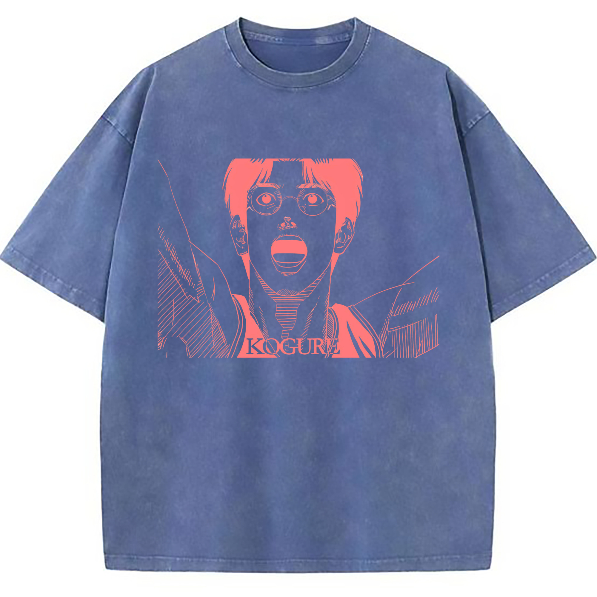 （画像用） SLAM DUNK／スラムダンク 綿100% ヴィンテージ風 半袖Tシャツ（フロントプリント）