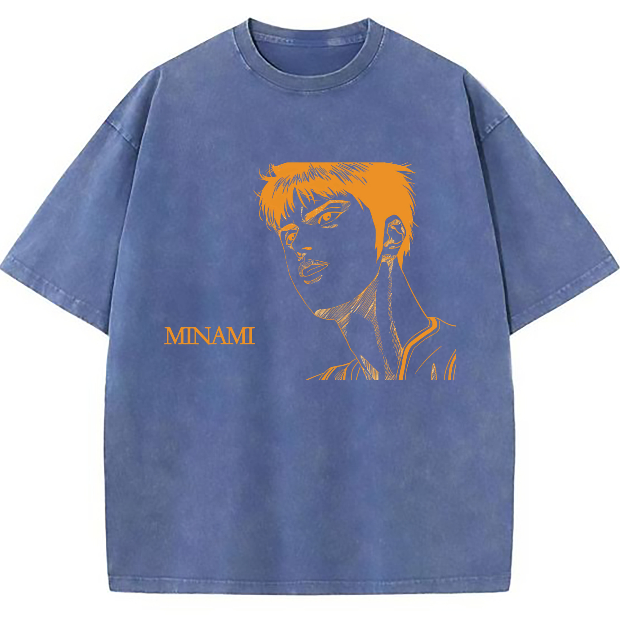 （画像用） SLAM DUNK／スラムダンク 綿100% ヴィンテージ風 半袖Tシャツ（フロントプリント）