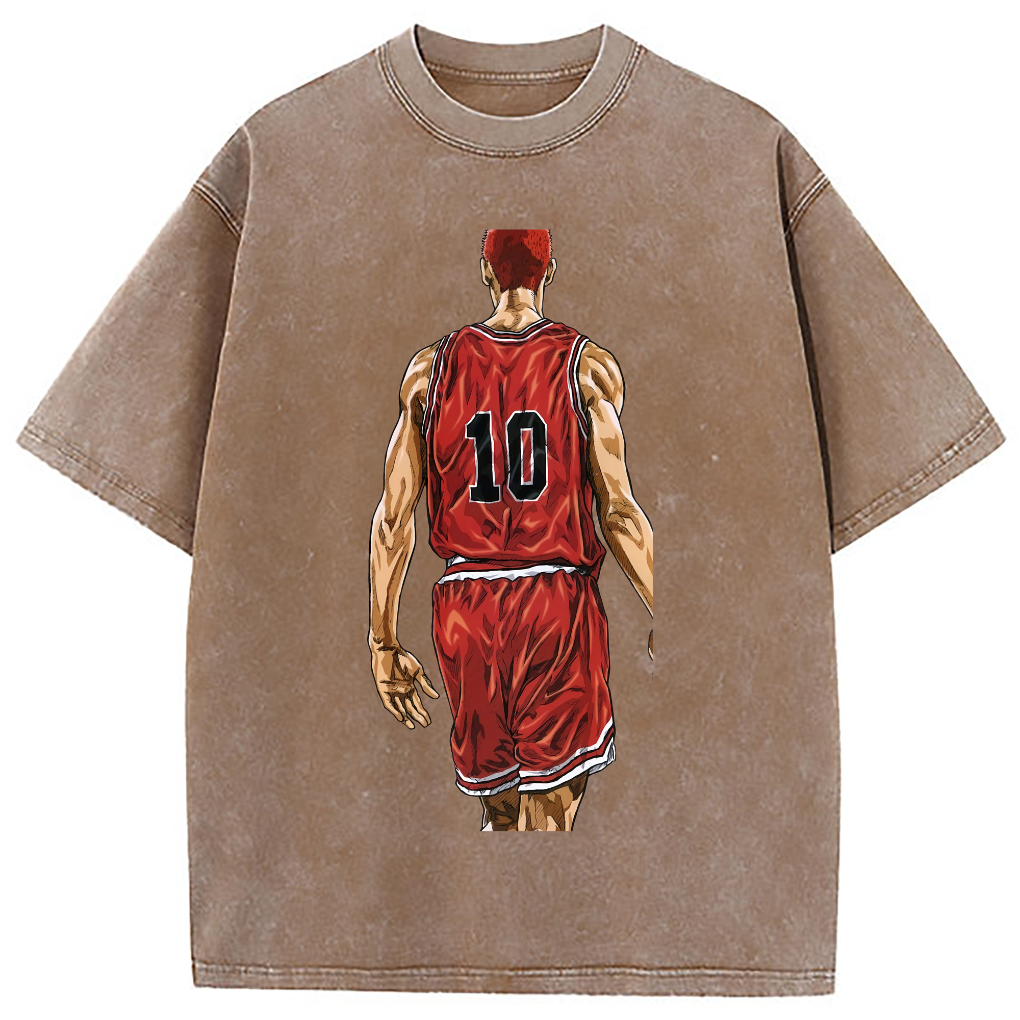 （画像用） SLAM DUNK／スラムダンク 綿100% ヴィンテージ風 半袖Tシャツ（フロントプリント）