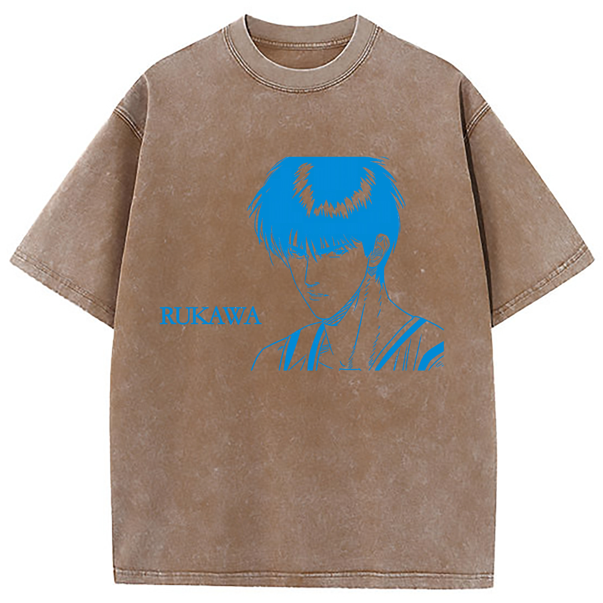 （画像用） SLAM DUNK／スラムダンク 綿100% ヴィンテージ風 半袖Tシャツ（フロントプリント）