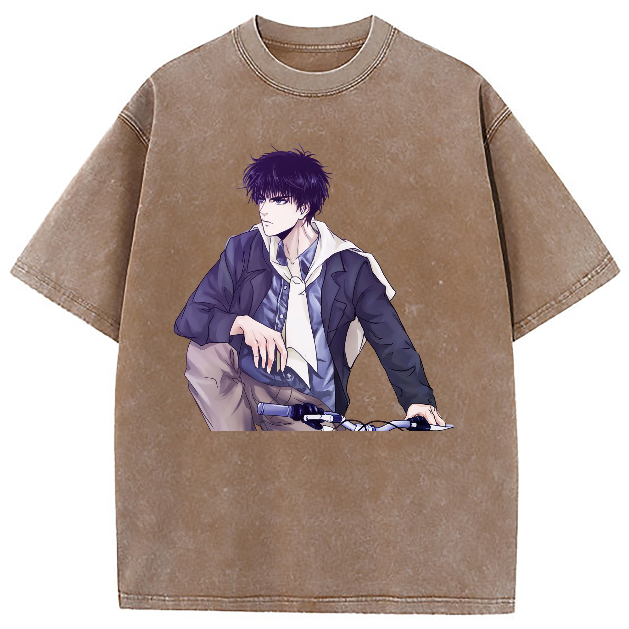 （画像用） SLAM DUNK／スラムダンク 綿100% ヴィンテージ風 半袖Tシャツ（フロントプリント）