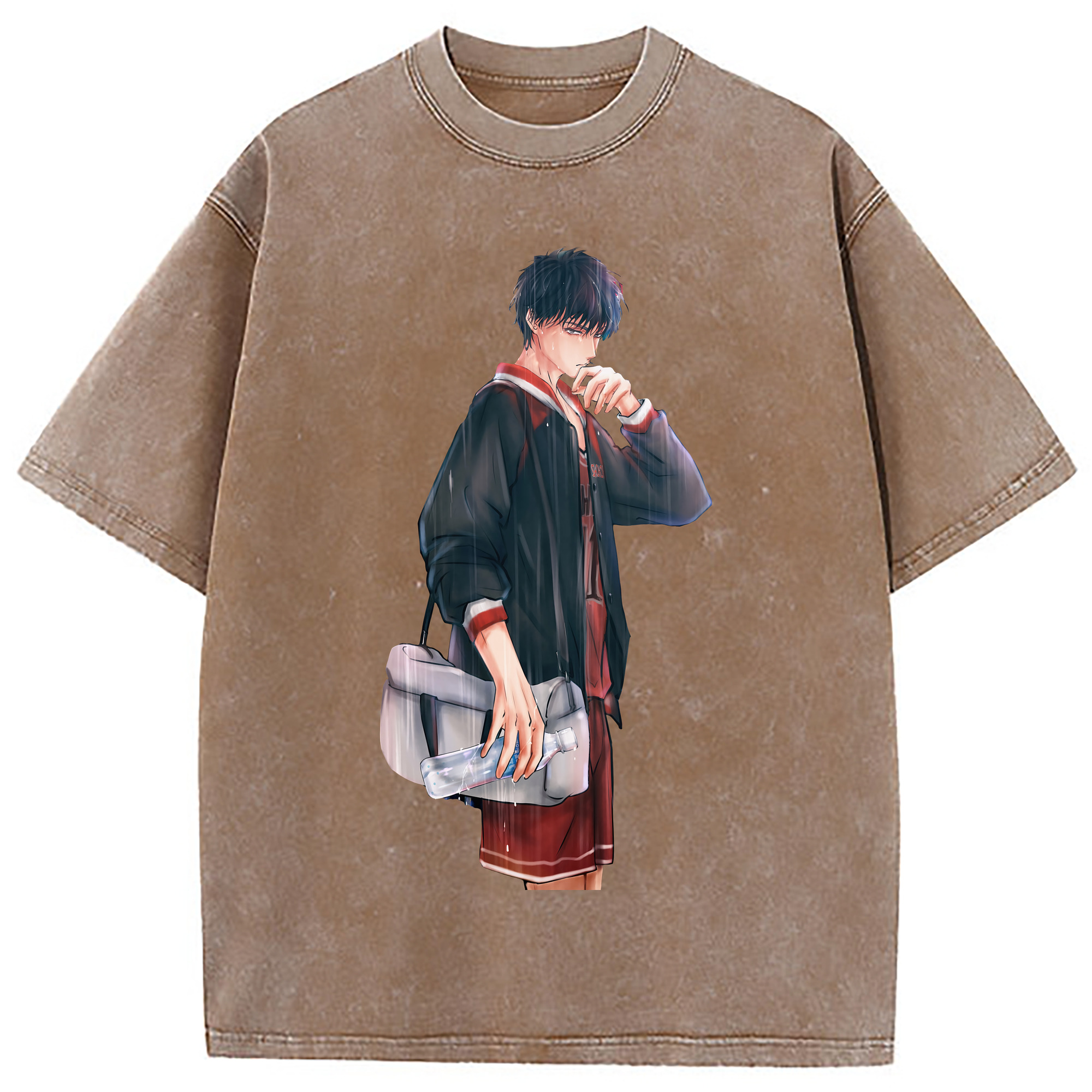 （画像用） SLAM DUNK／スラムダンク 綿100% ヴィンテージ風 半袖Tシャツ（フロントプリント）