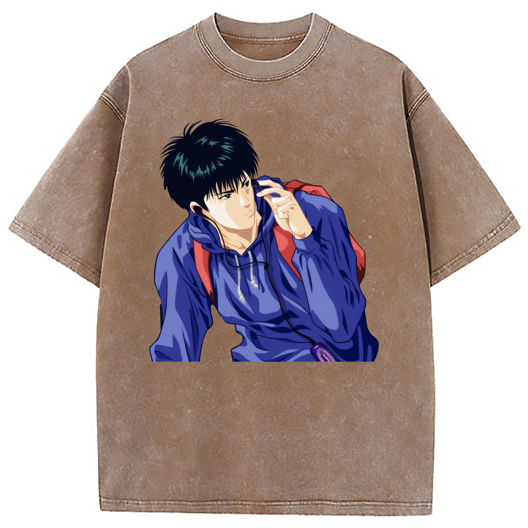 （画像用） SLAM DUNK／スラムダンク 綿100% ヴィンテージ風 半袖Tシャツ（フロントプリント）