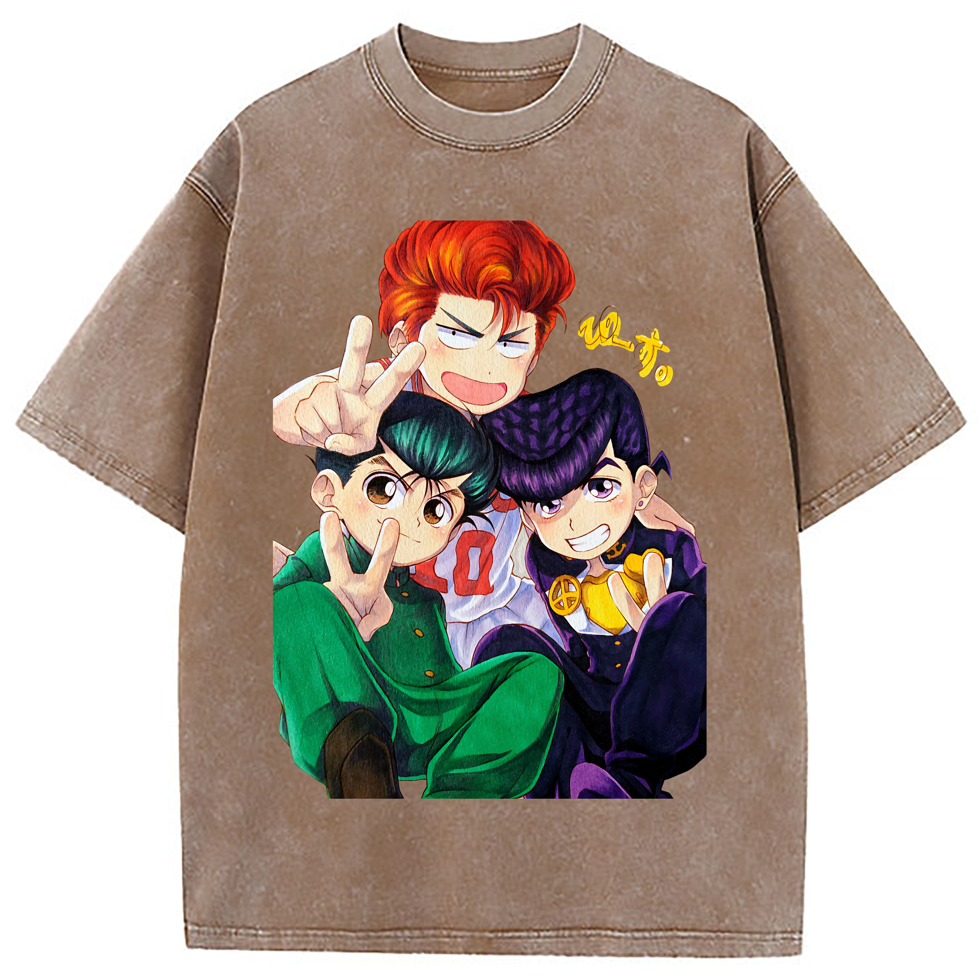 （画像用） SLAM DUNK／スラムダンク 綿100% ヴィンテージ風 半袖Tシャツ（フロントプリント）