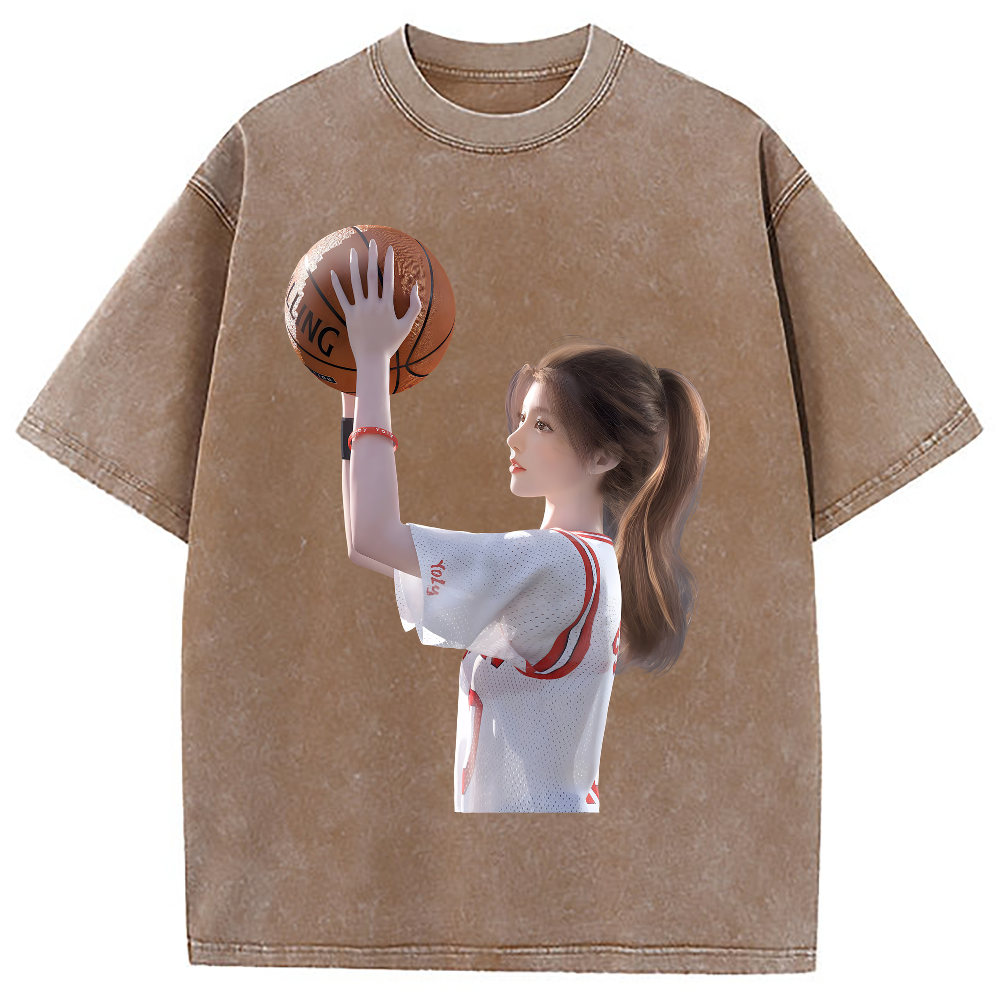 （画像用） SLAM DUNK／スラムダンク 綿100% ヴィンテージ風 半袖Tシャツ（フロントプリント）