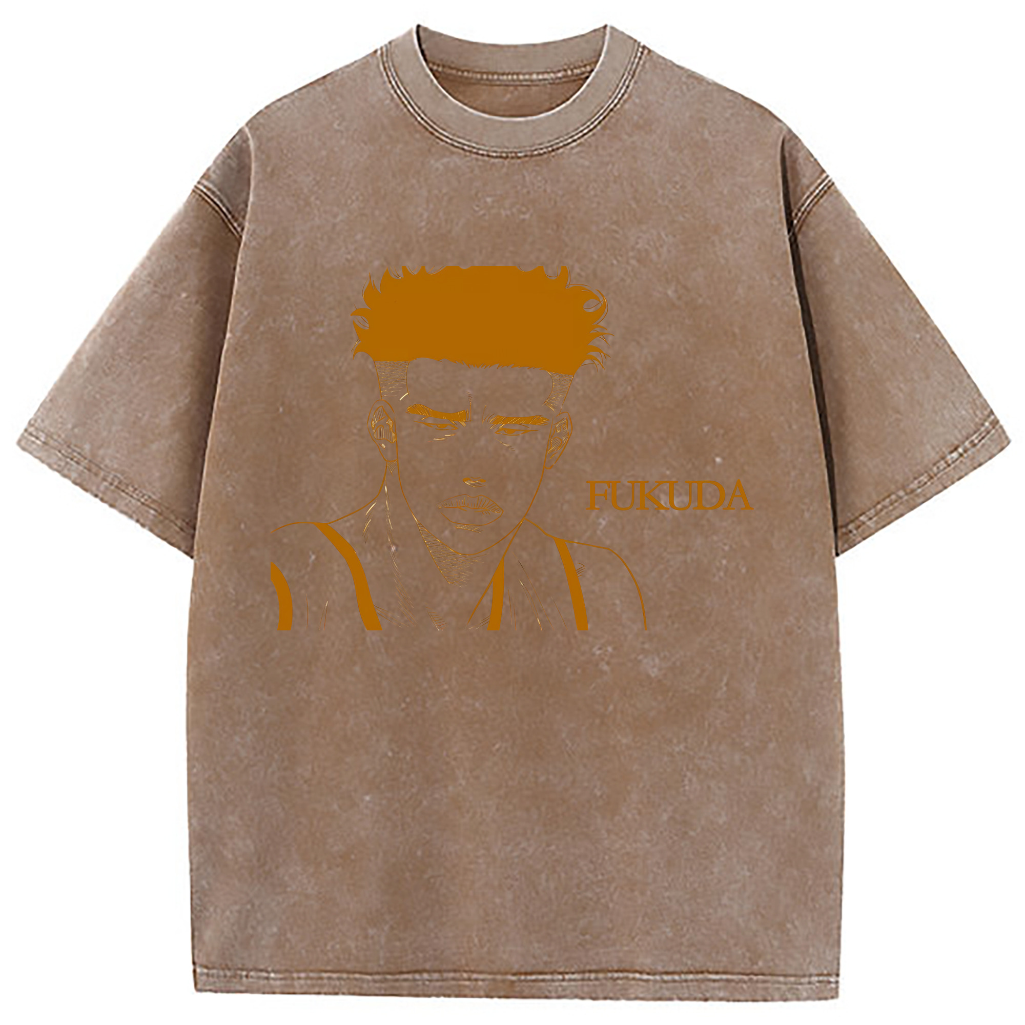 （画像用） SLAM DUNK／スラムダンク 綿100% ヴィンテージ風 半袖Tシャツ（フロントプリント）