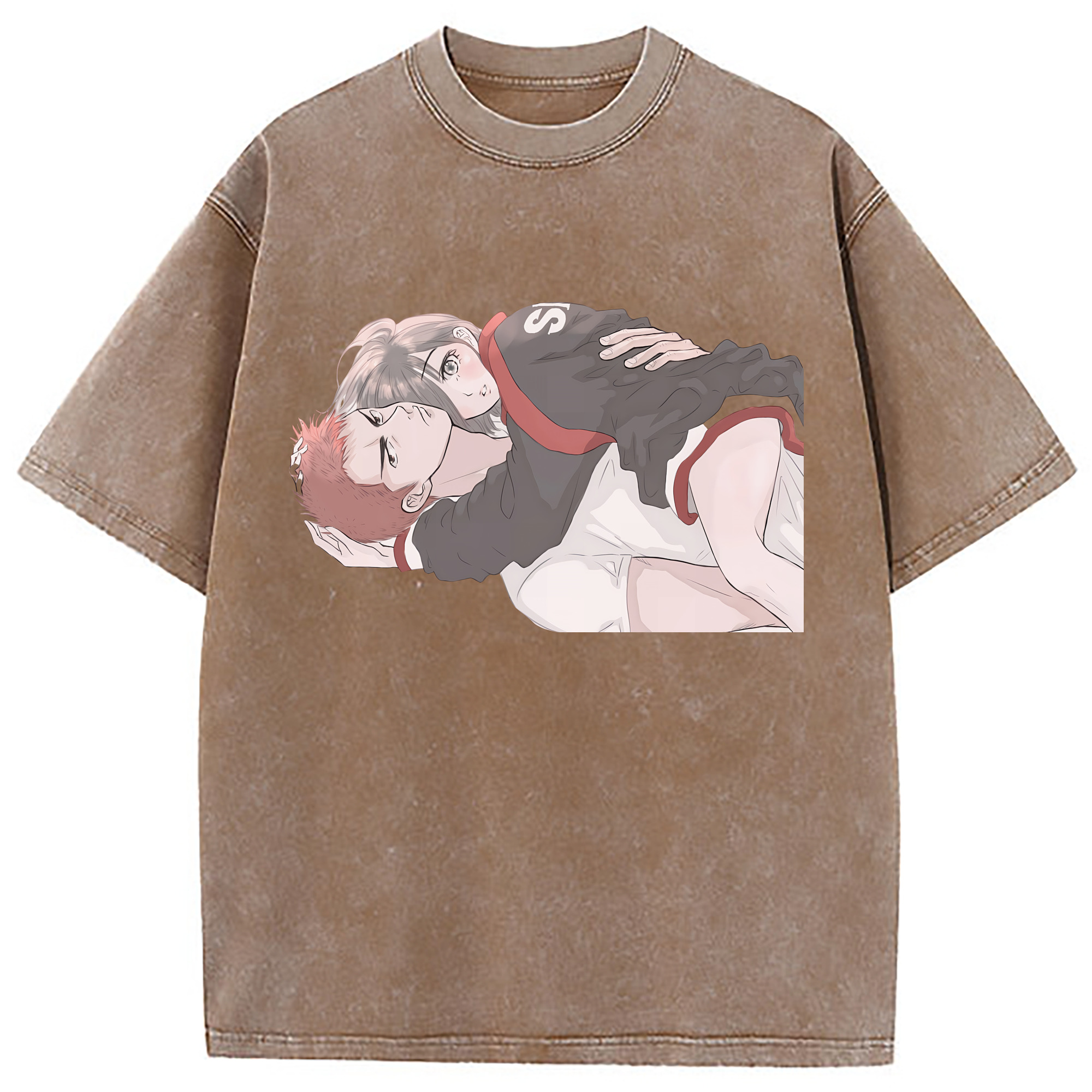 （画像用） SLAM DUNK／スラムダンク 綿100% ヴィンテージ風 半袖Tシャツ（フロントプリント）