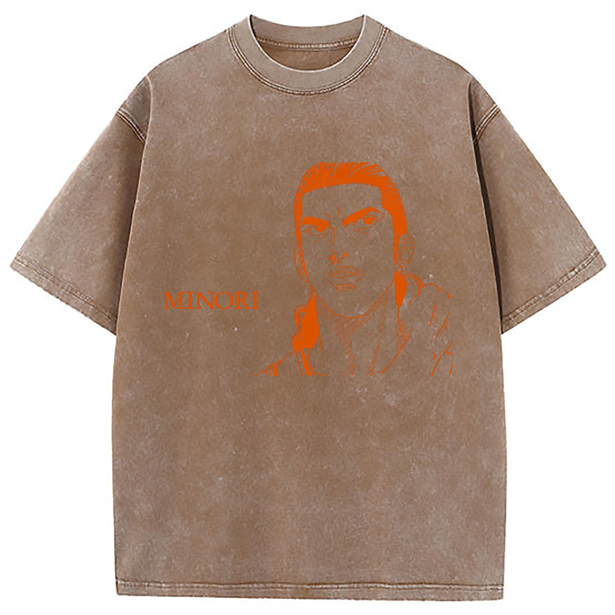 （画像用） SLAM DUNK／スラムダンク 綿100% ヴィンテージ風 半袖Tシャツ（フロントプリント）