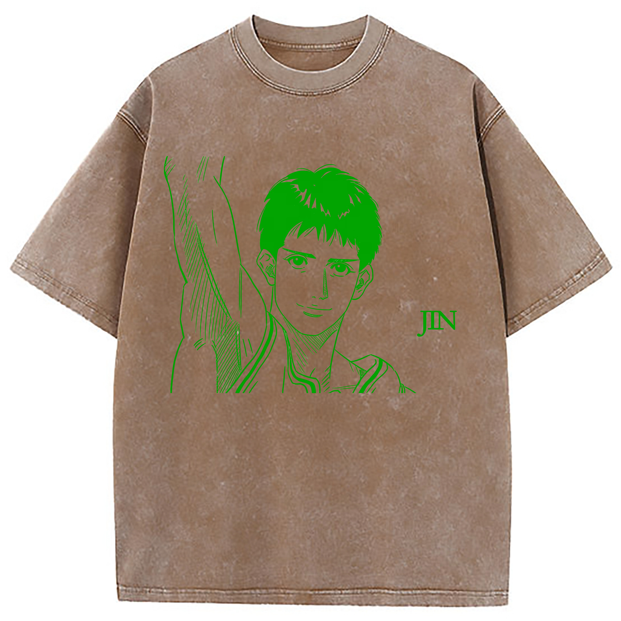 （画像用） SLAM DUNK／スラムダンク 綿100% ヴィンテージ風 半袖Tシャツ（フロントプリント）