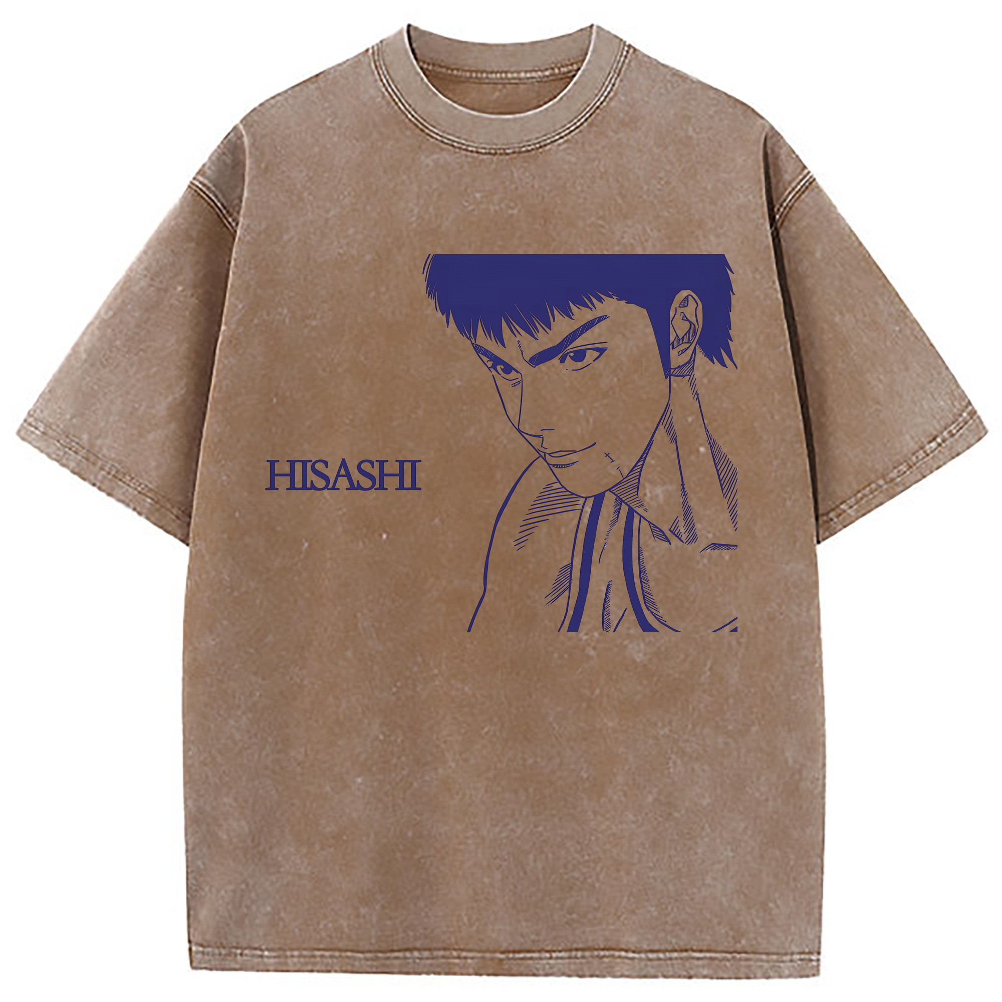 （画像用） SLAM DUNK／スラムダンク 綿100% ヴィンテージ風 半袖Tシャツ（フロントプリント）