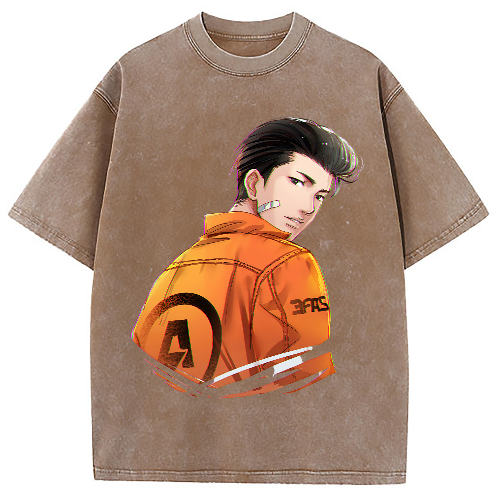 （画像用） SLAM DUNK／スラムダンク 綿100% ヴィンテージ風 半袖Tシャツ（フロントプリント）