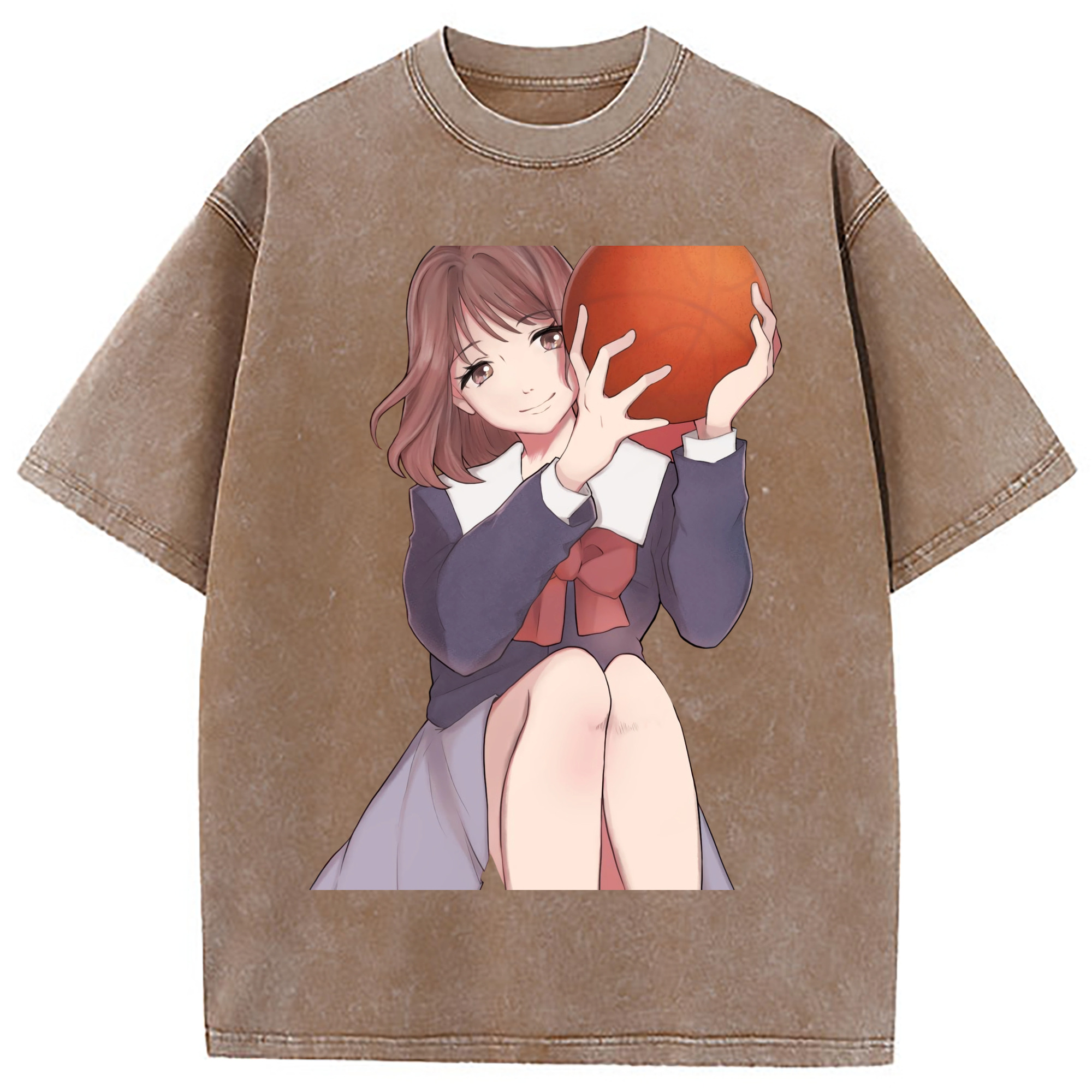 （画像用） SLAM DUNK／スラムダンク 綿100% ヴィンテージ風 半袖Tシャツ（フロントプリント）