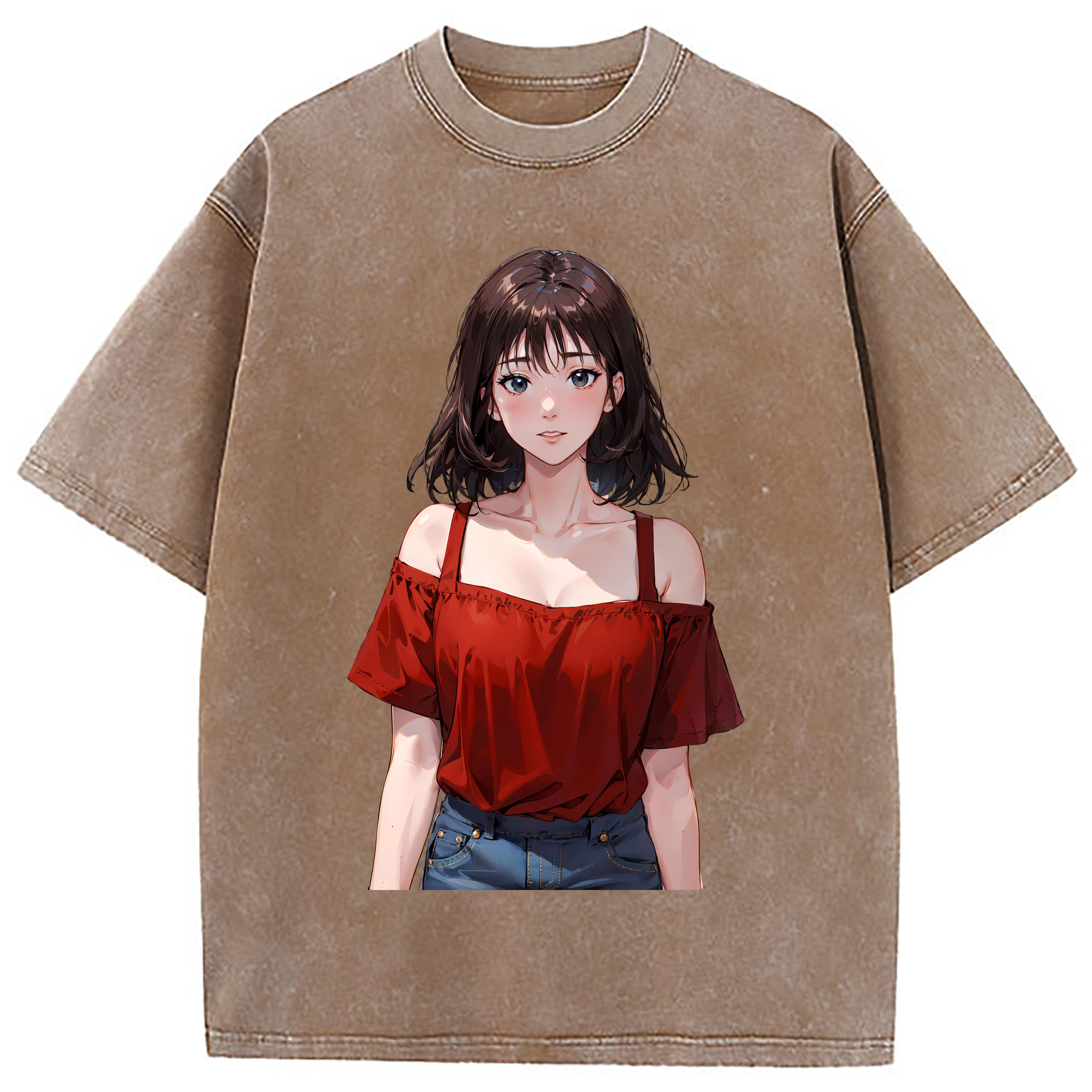 （画像用） SLAM DUNK／スラムダンク 綿100% ヴィンテージ風 半袖Tシャツ（フロントプリント）