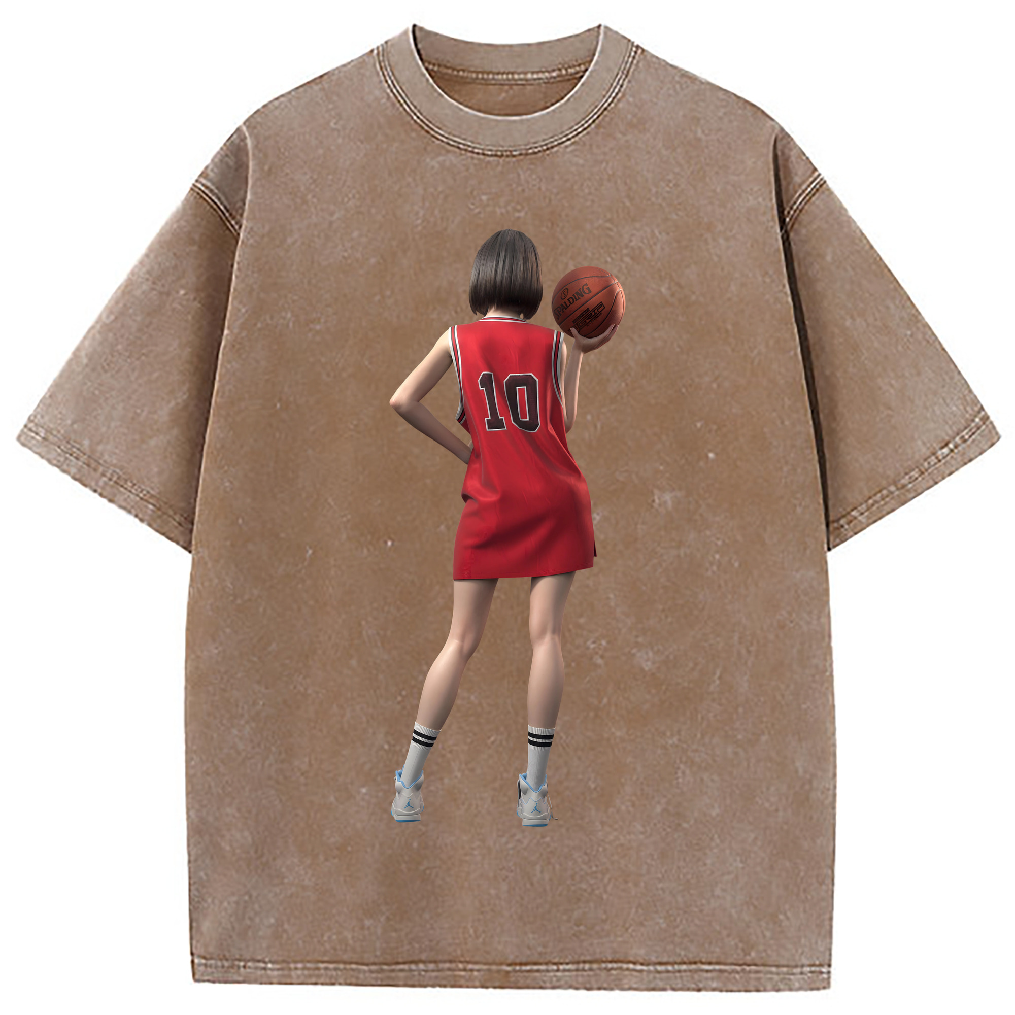 （画像用） SLAM DUNK／スラムダンク 綿100% ヴィンテージ風 半袖Tシャツ（フロントプリント）
