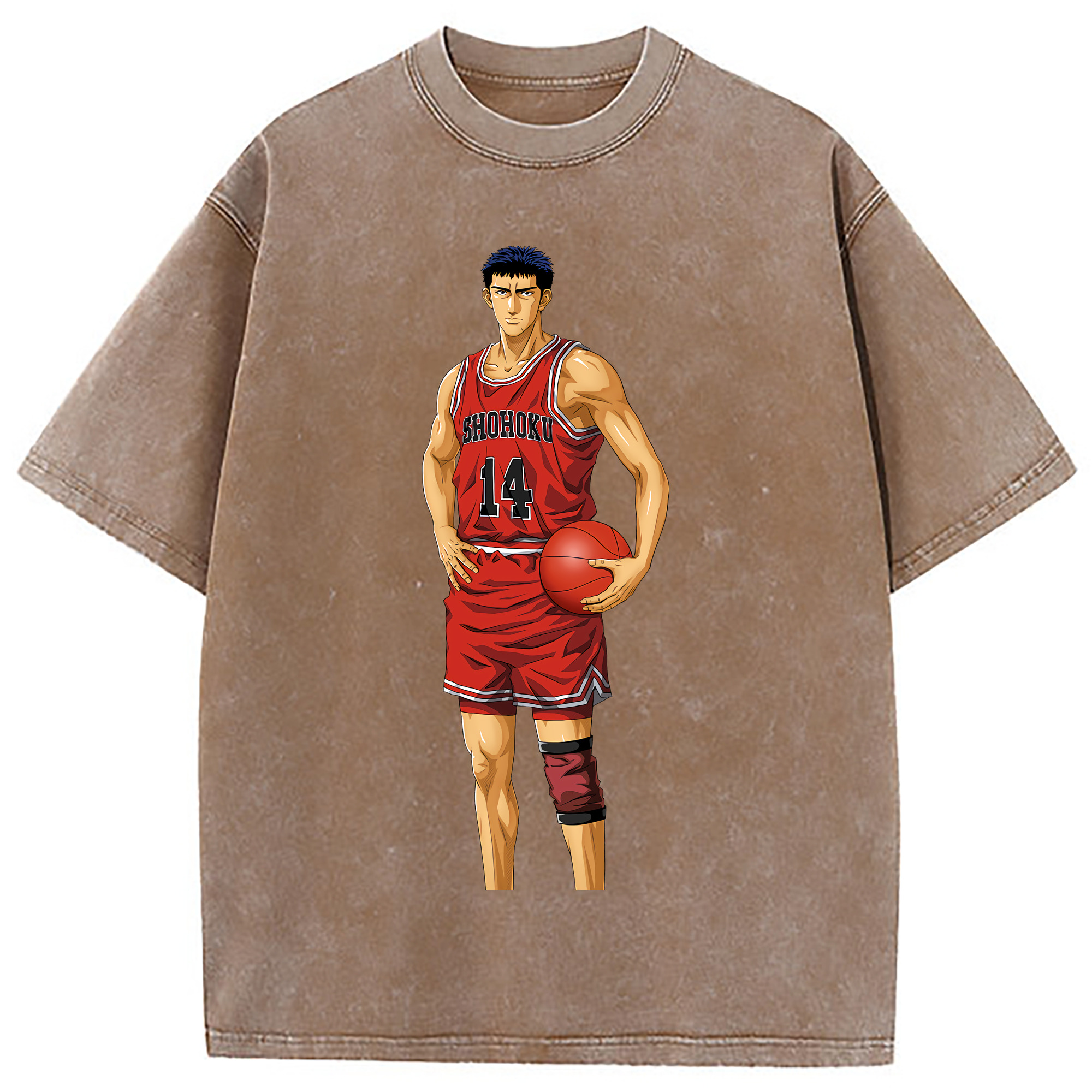 （画像用） SLAM DUNK／スラムダンク 綿100% ヴィンテージ風 半袖Tシャツ（フロントプリント）